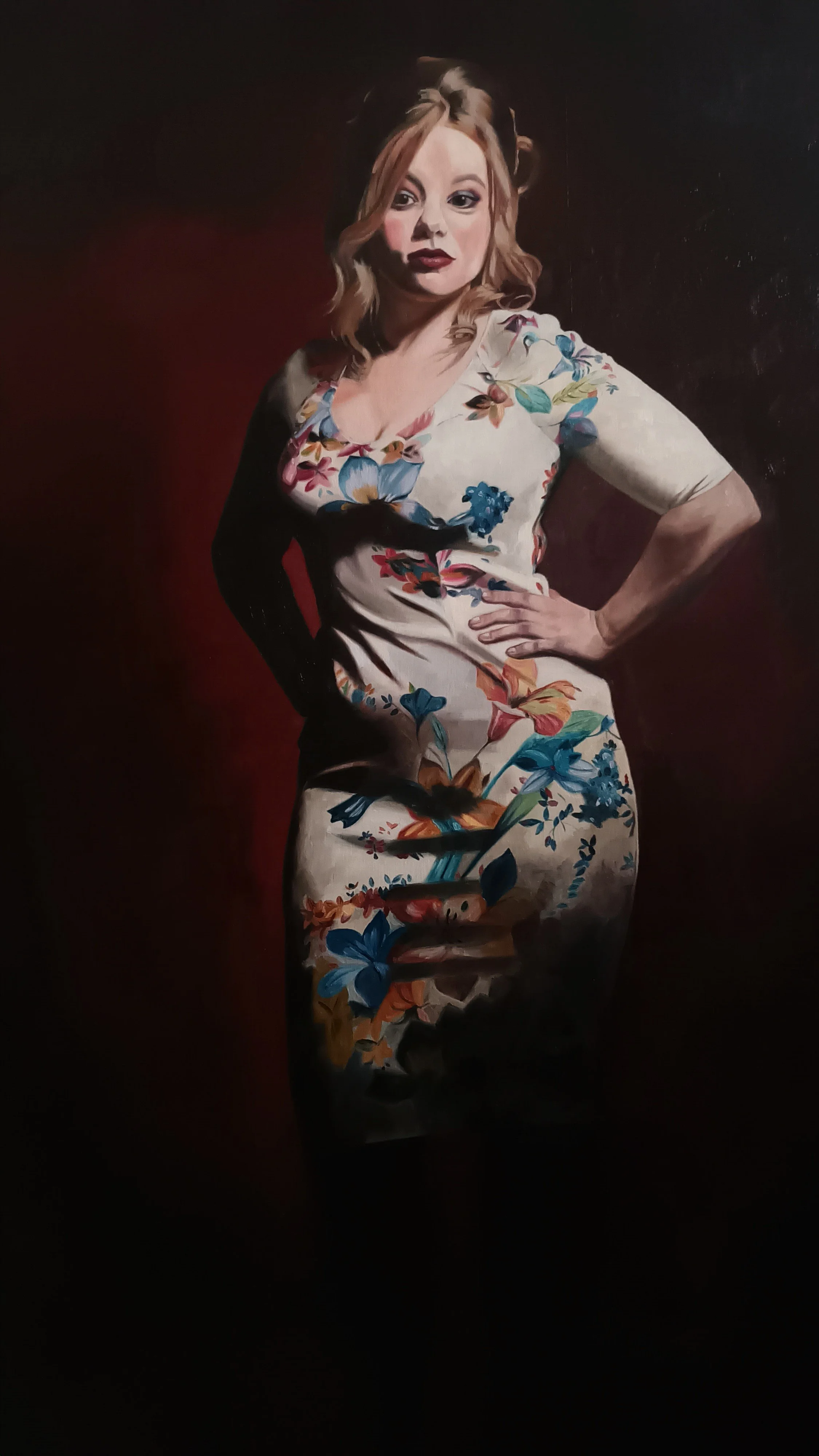 Isobel (oil on wood, 35.5" x 43") - Not For Sale