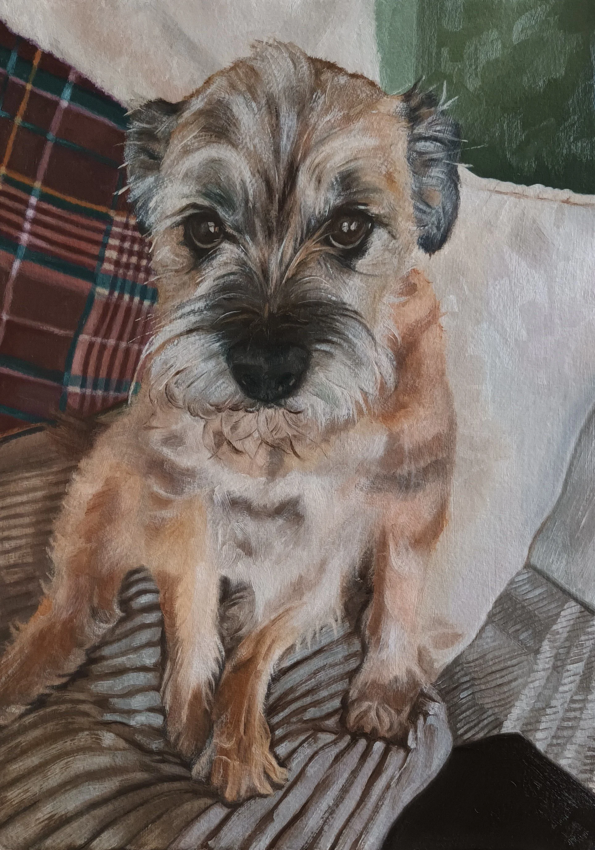 SOLD: Commission (oil on paper, A3)