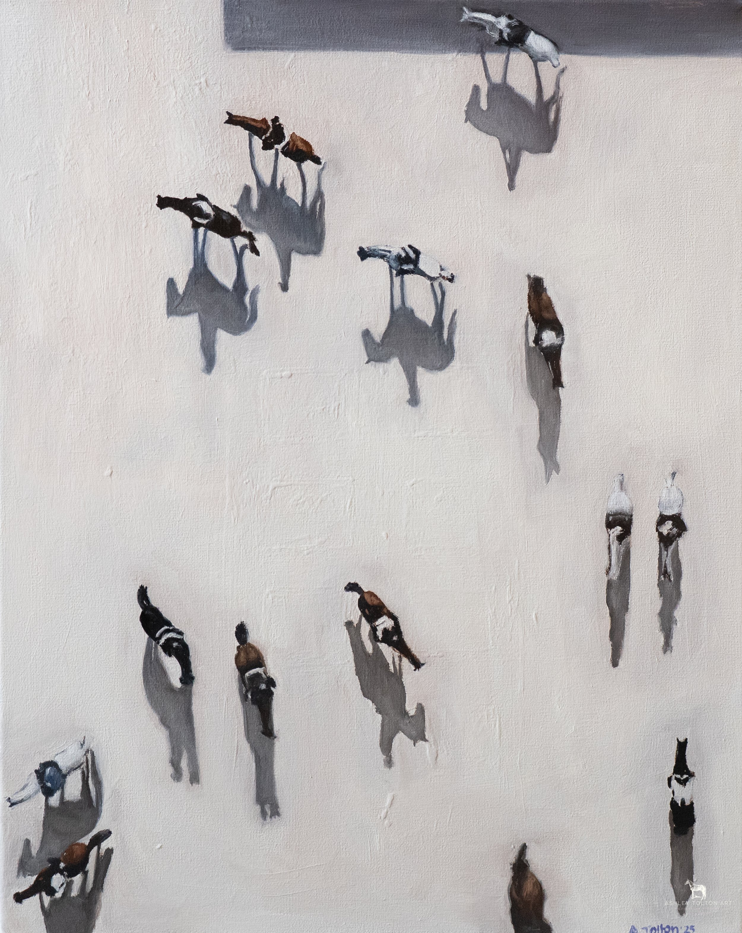 16"x20" original oil on canvas. 2025. AVAILABLE. Reference image by Madeleine DB