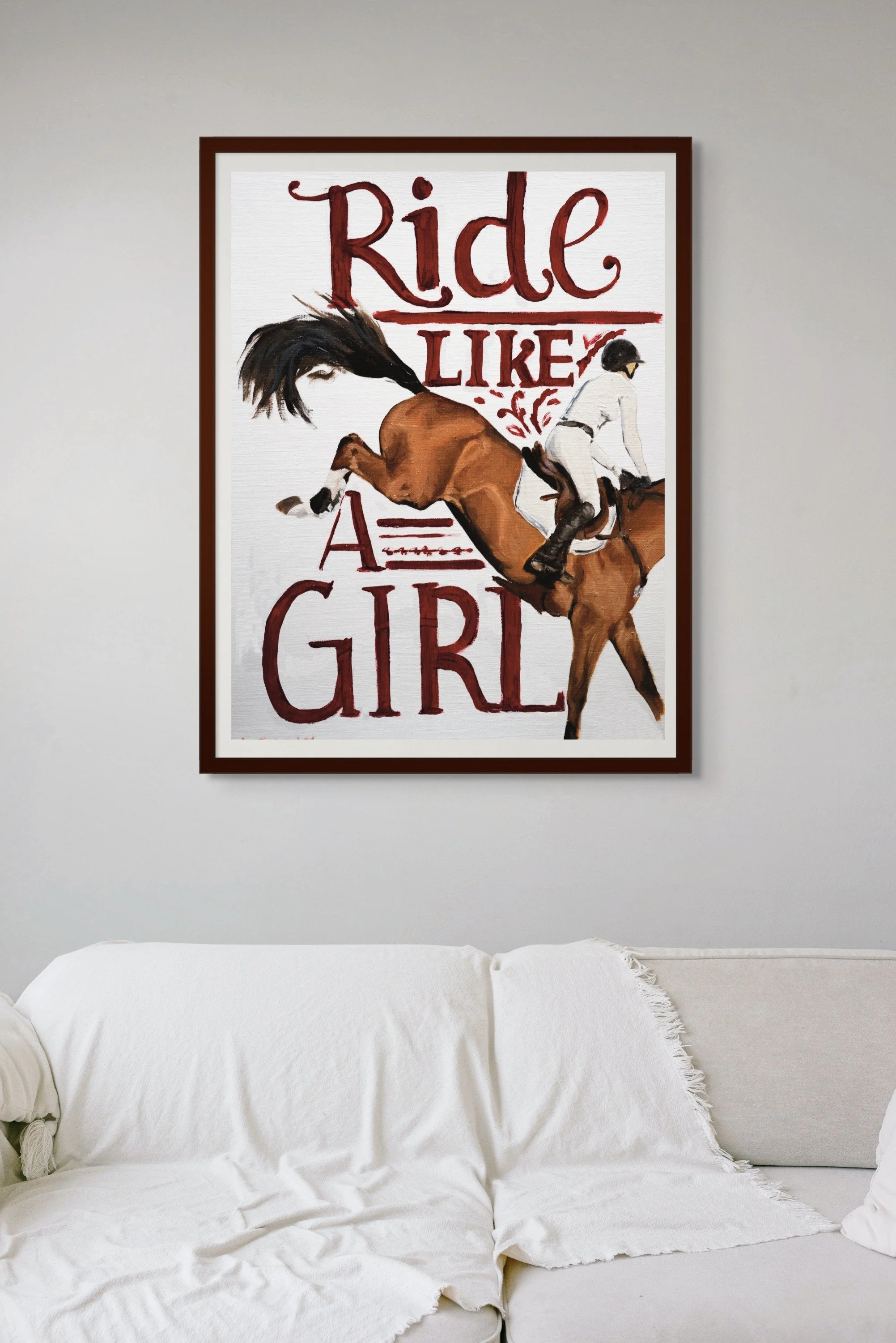 Print - Ride Like A Girl