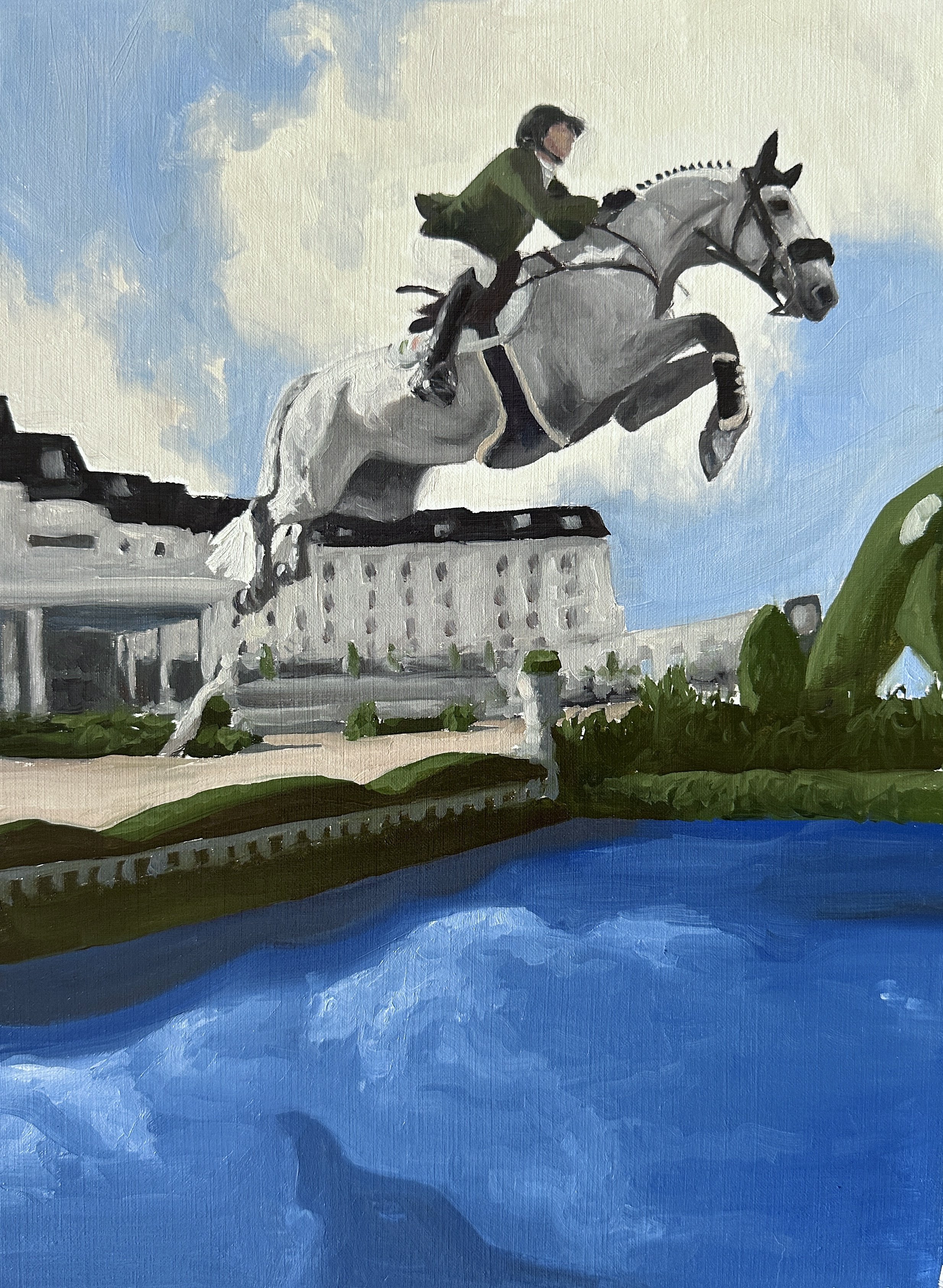 9"x12" original oil on linen paper. 2026. AVAILABLE.