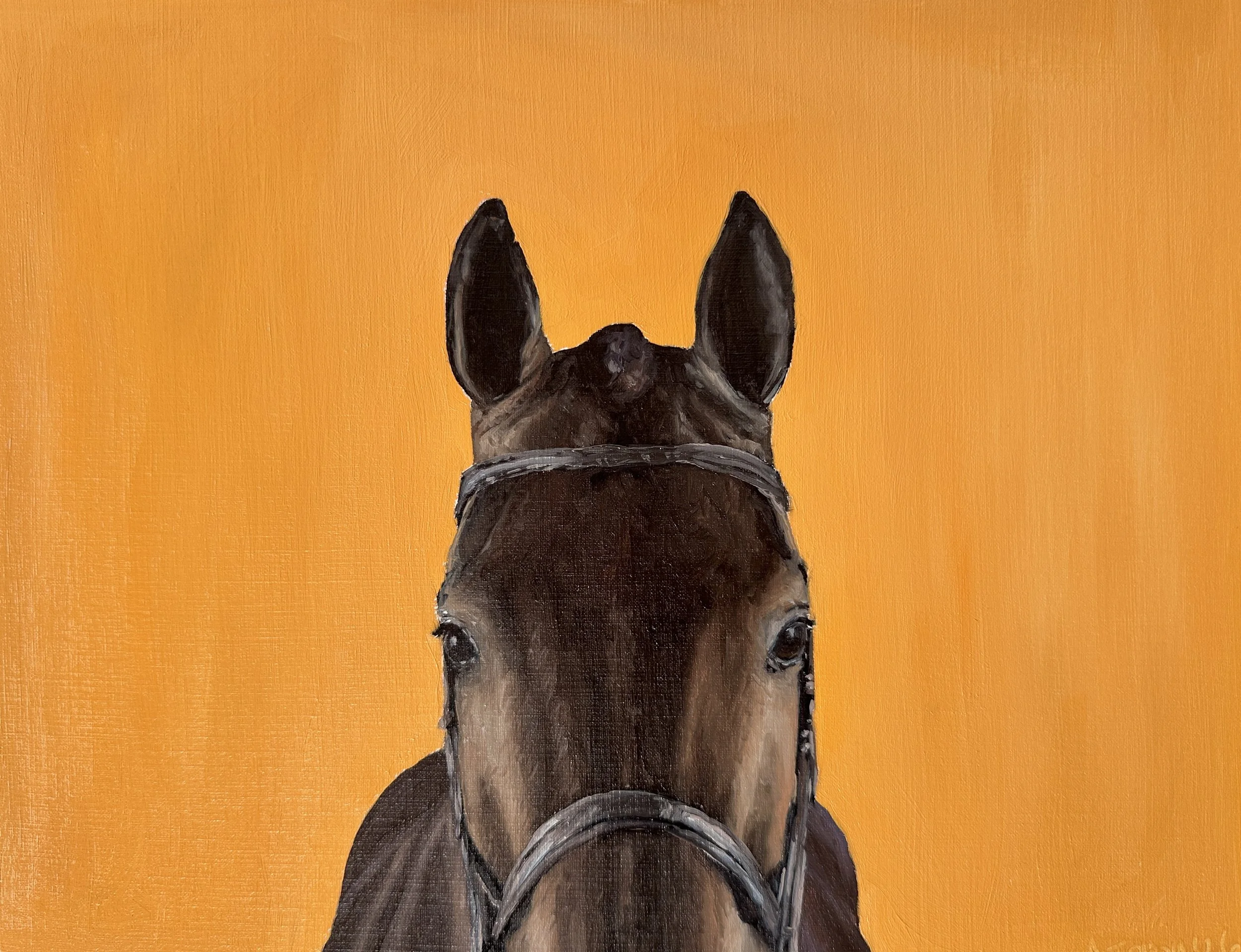 9"x12" original oil on linen paper. 2026. SOLD.