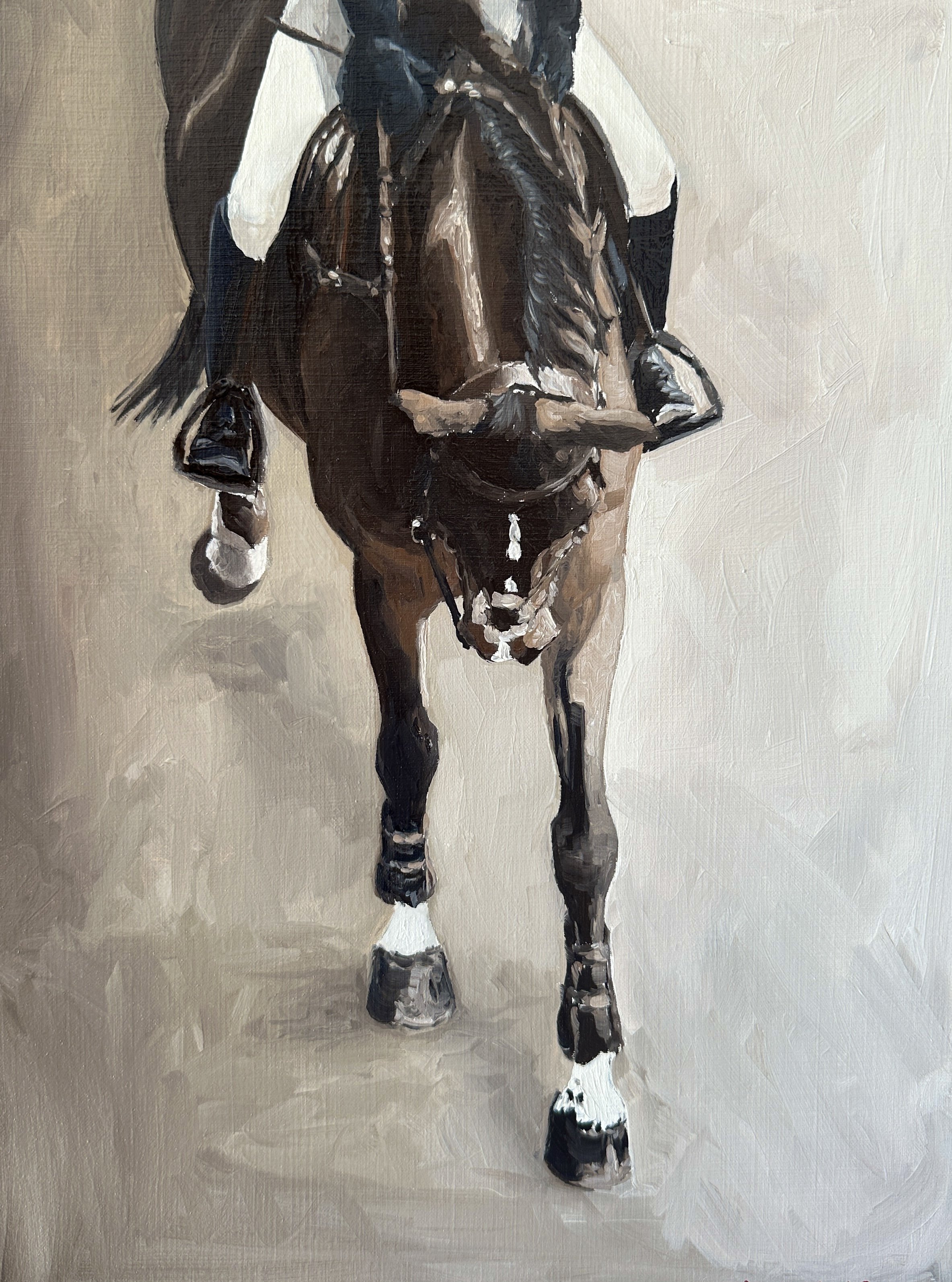 9"x12" original oil on linen paper. 2026. AVAILABLE.