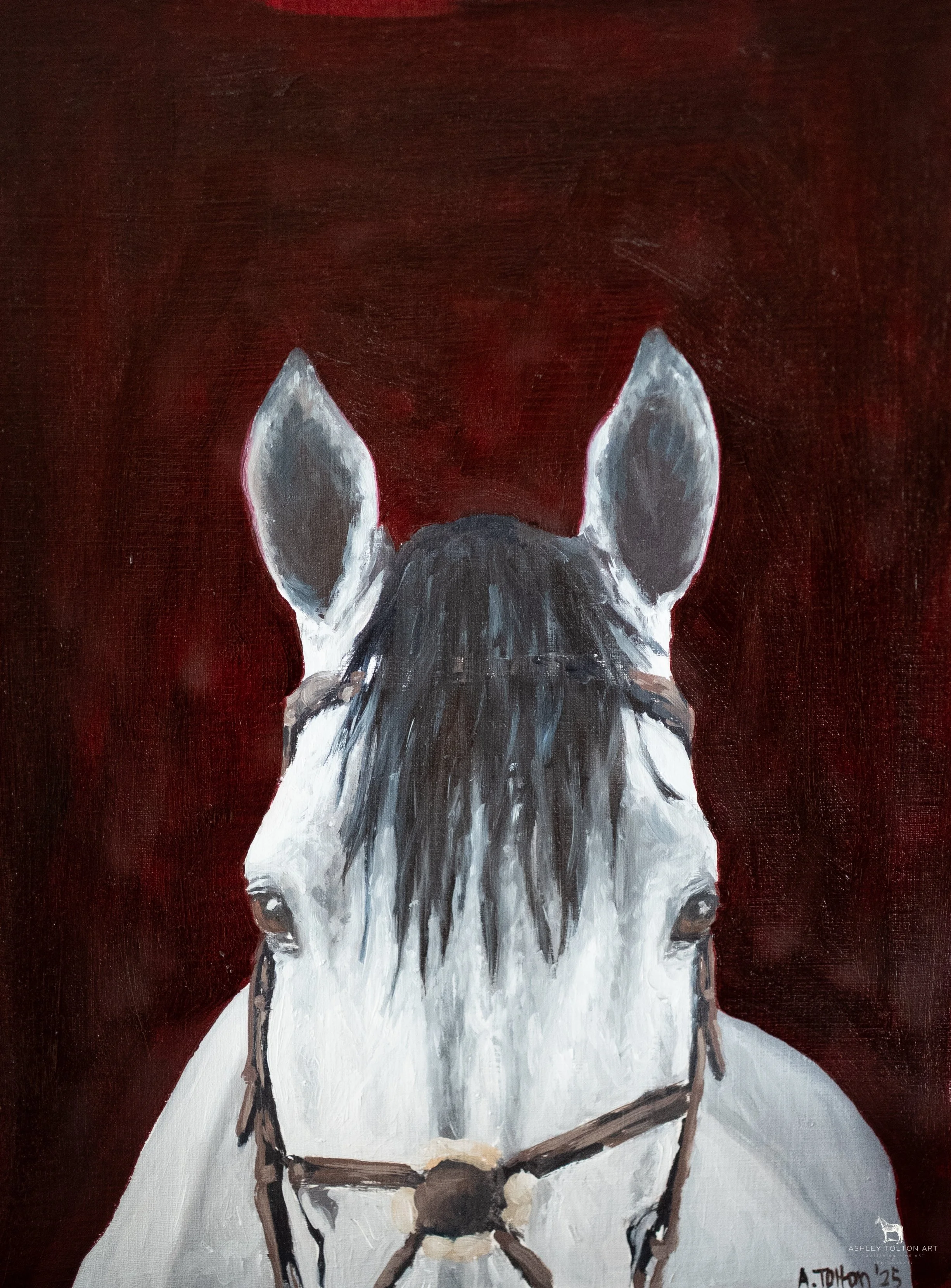 9"x12" original oil on linen paper. 2025. AVAILABLE.