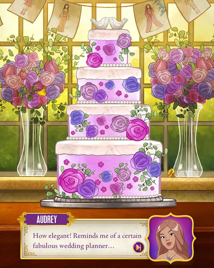  All in-game illustrated assets created for the Disney Now app “Descendants wedding Planner.”  Agency: NeoPangea  AD: DisneyNow 