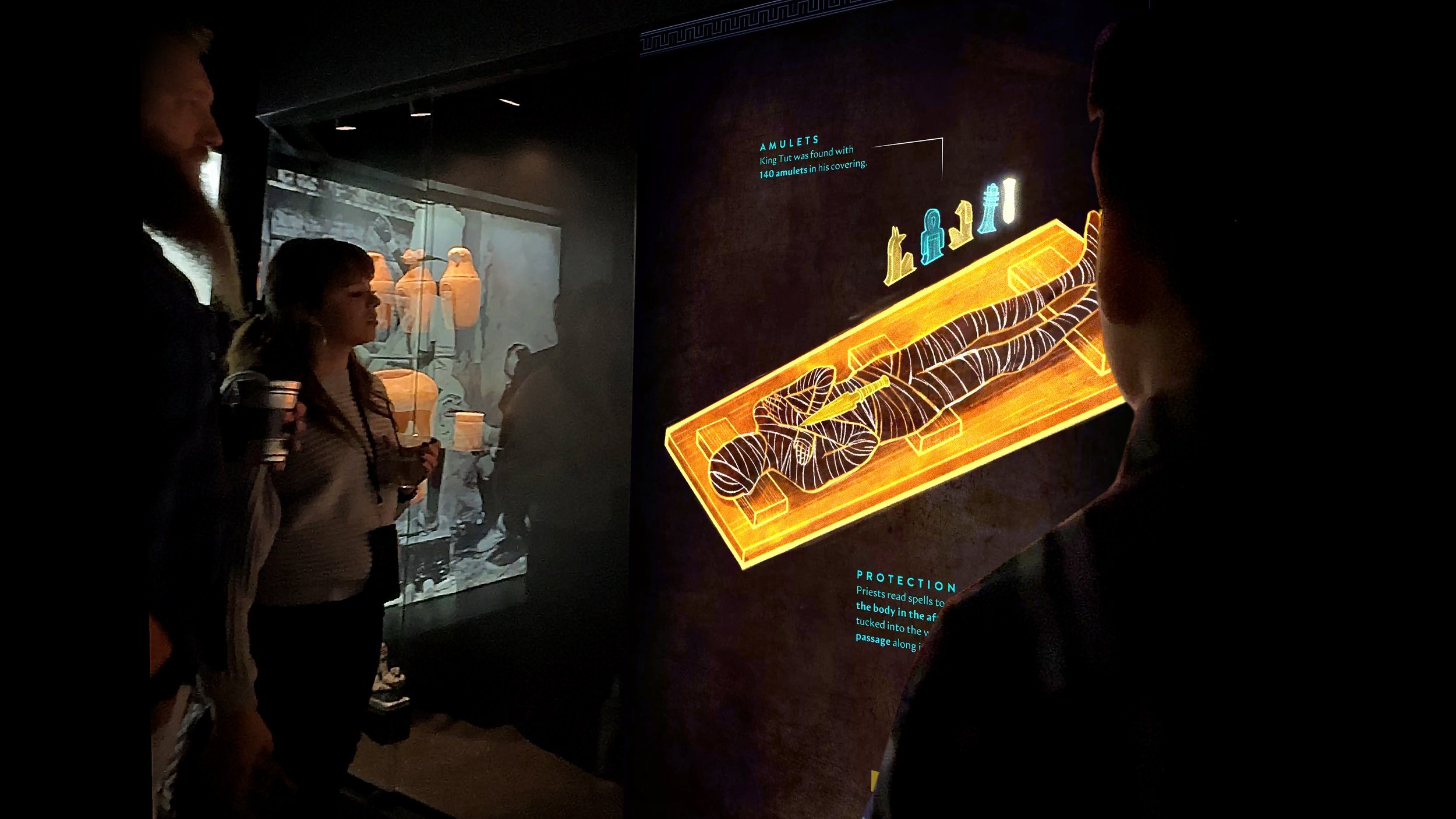  Mummification diagram created for the centennial celebration of the discovery of King Tut’s Tomb. “Discovering King Tut's Tomb” exhibition featured at the Luxor in Las Vegas.   Agency: NeoPangea    AD: Imagine Exhibitions 