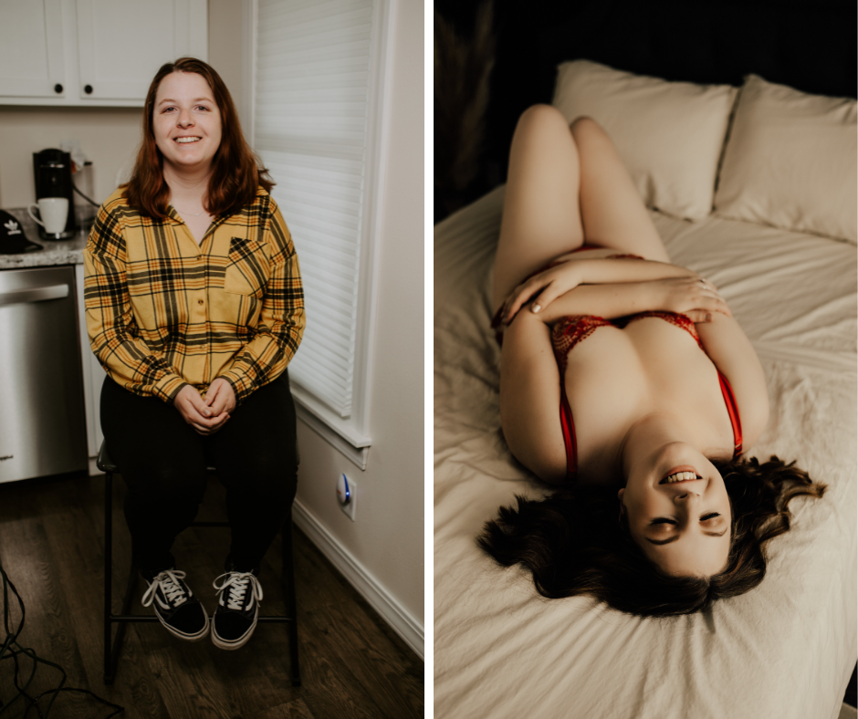 Before and After Madison Boudoir