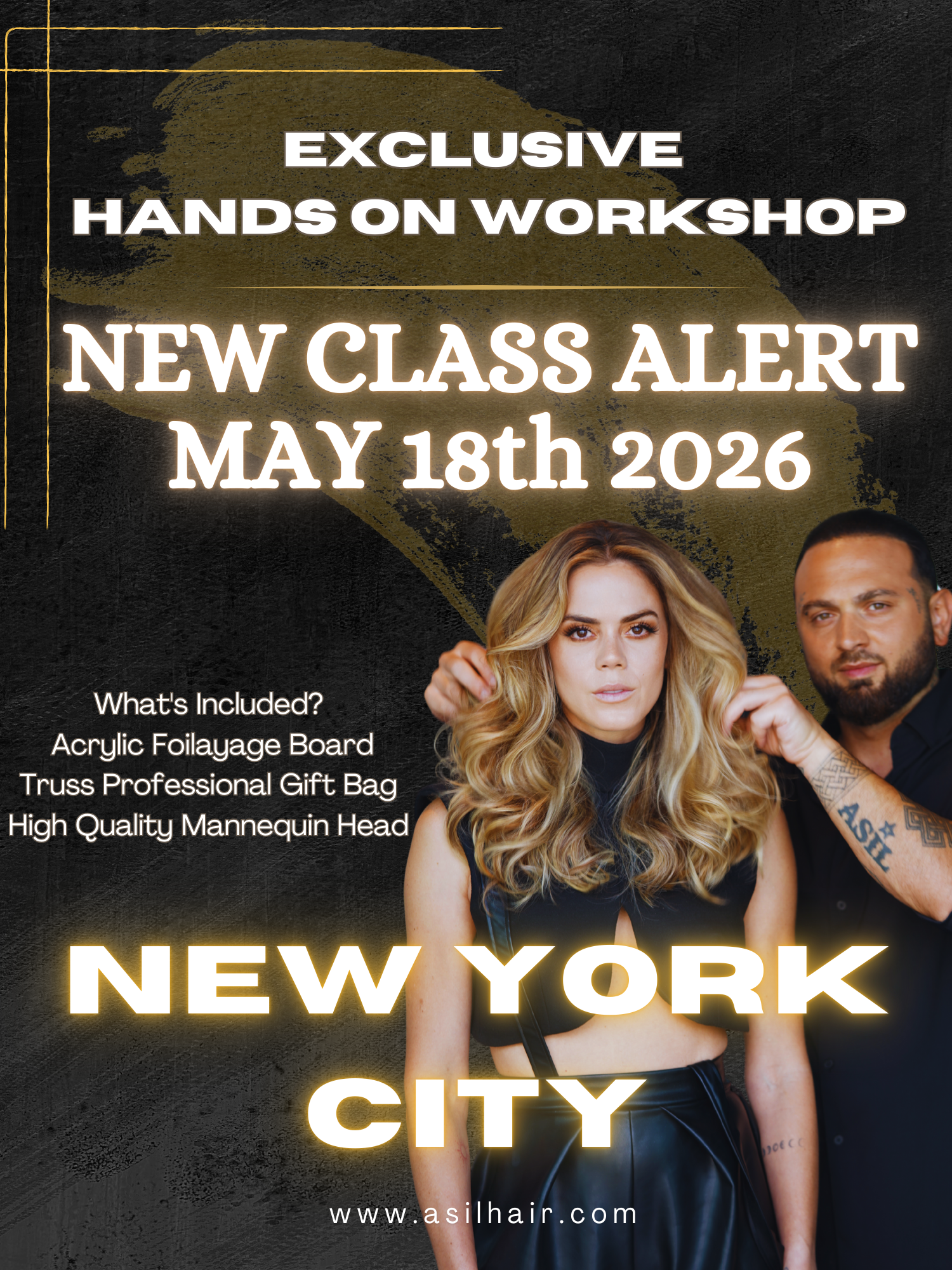 NEW YORK CITY <<< FOILAYAGE HANDS ON WORKSHOP  >>>MAY 18 2026 <<<