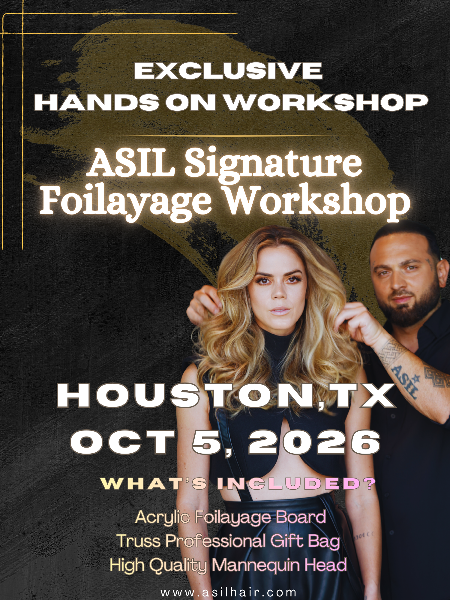 ASIL Signature Foilayage Workshop – Houston, Tx | October 5, 2026