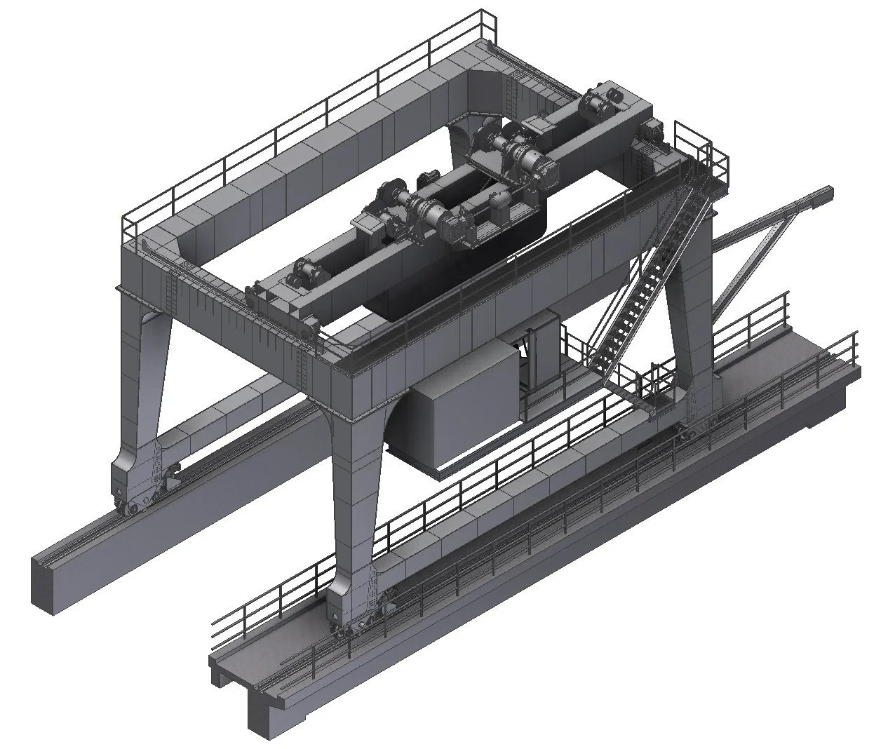 Dam Gantry Crane - Cab Option