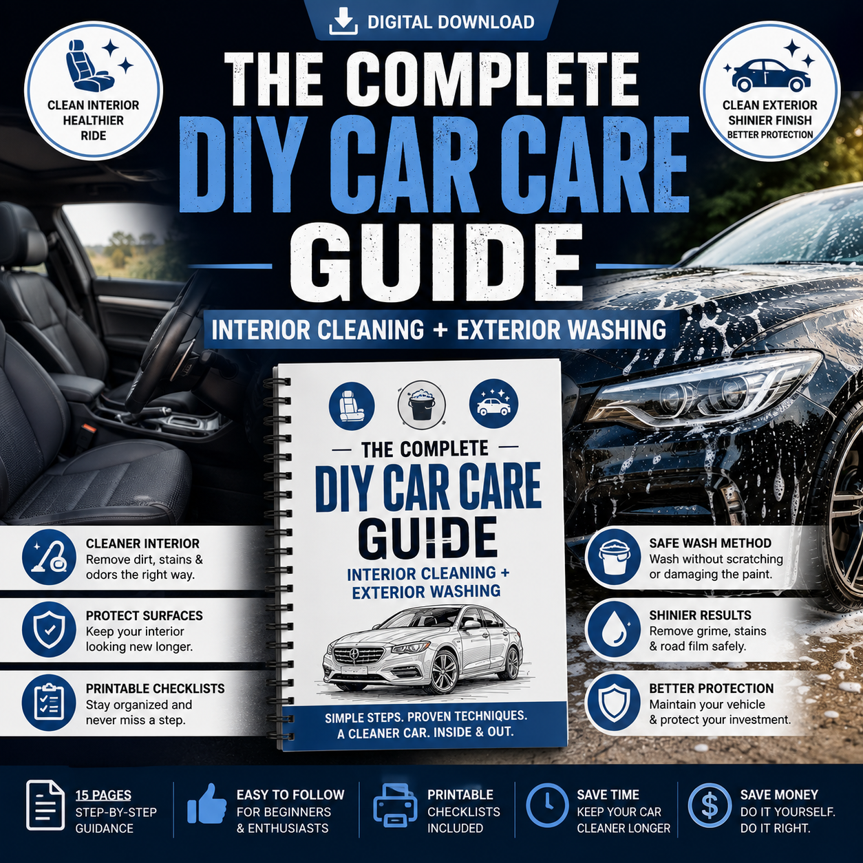 The Complete DIY Car Care Guide – Interior Cleaning + Exterior Washing