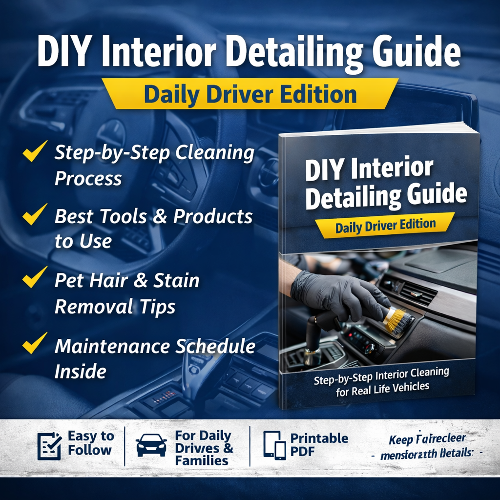 DIY Interior Detailing Guide – Daily Driver Edition