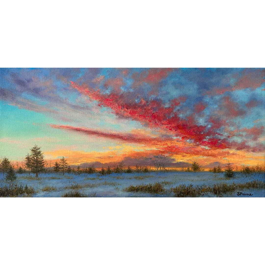 Winter Sorbet - Oil on Canvas - 8 x 16