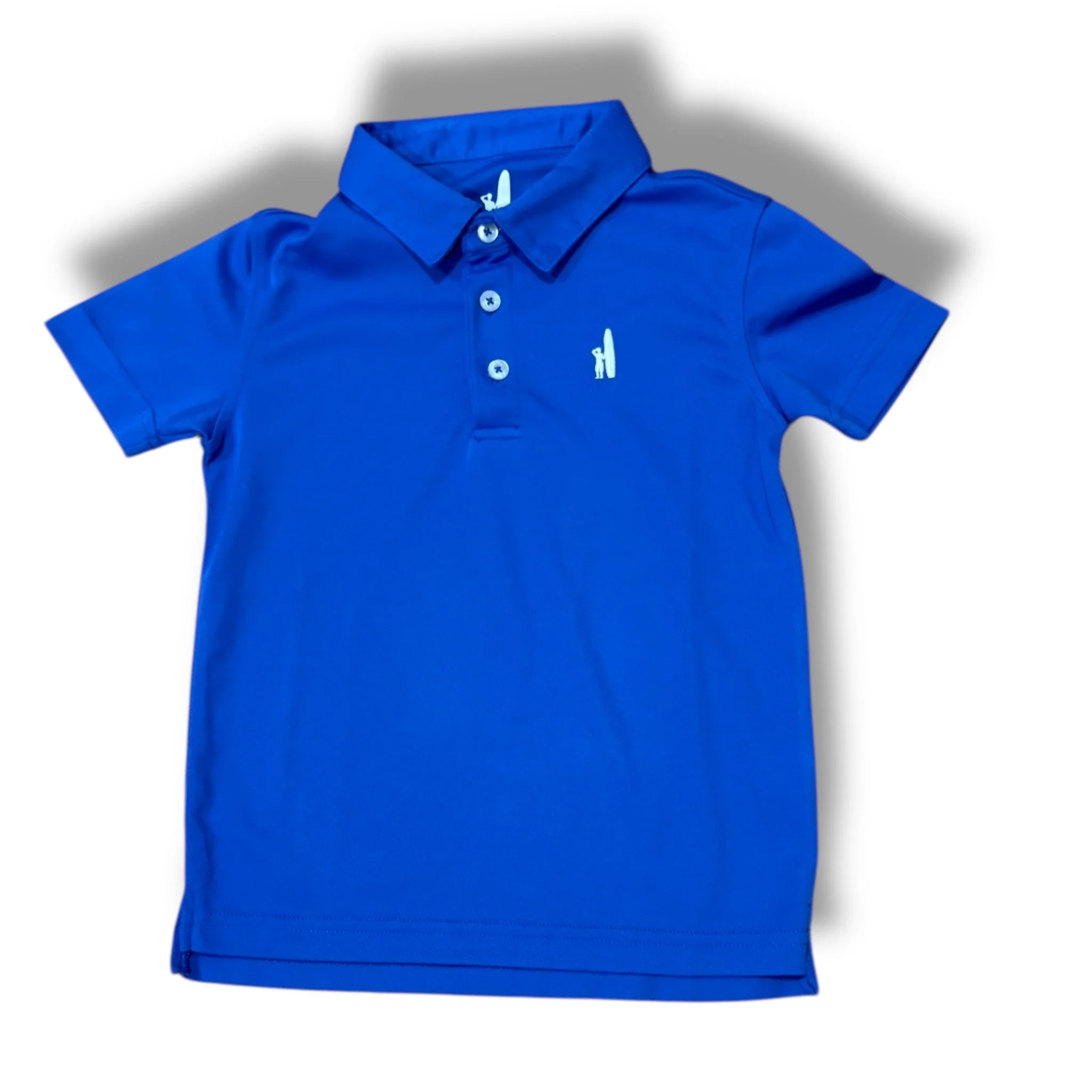 Size 6 Johnnie-O Performance blue collared tee