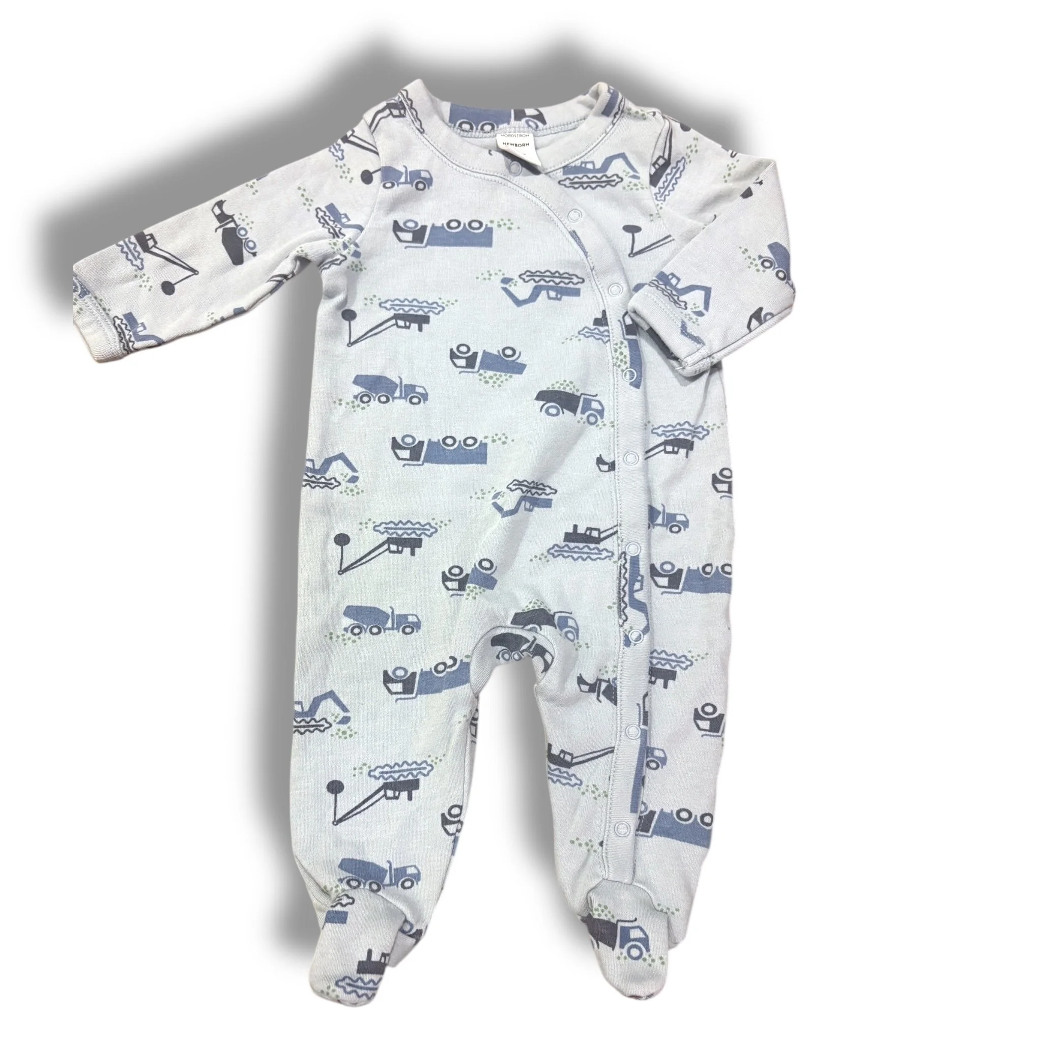 Size newborn nordstrom blue construction sleeper