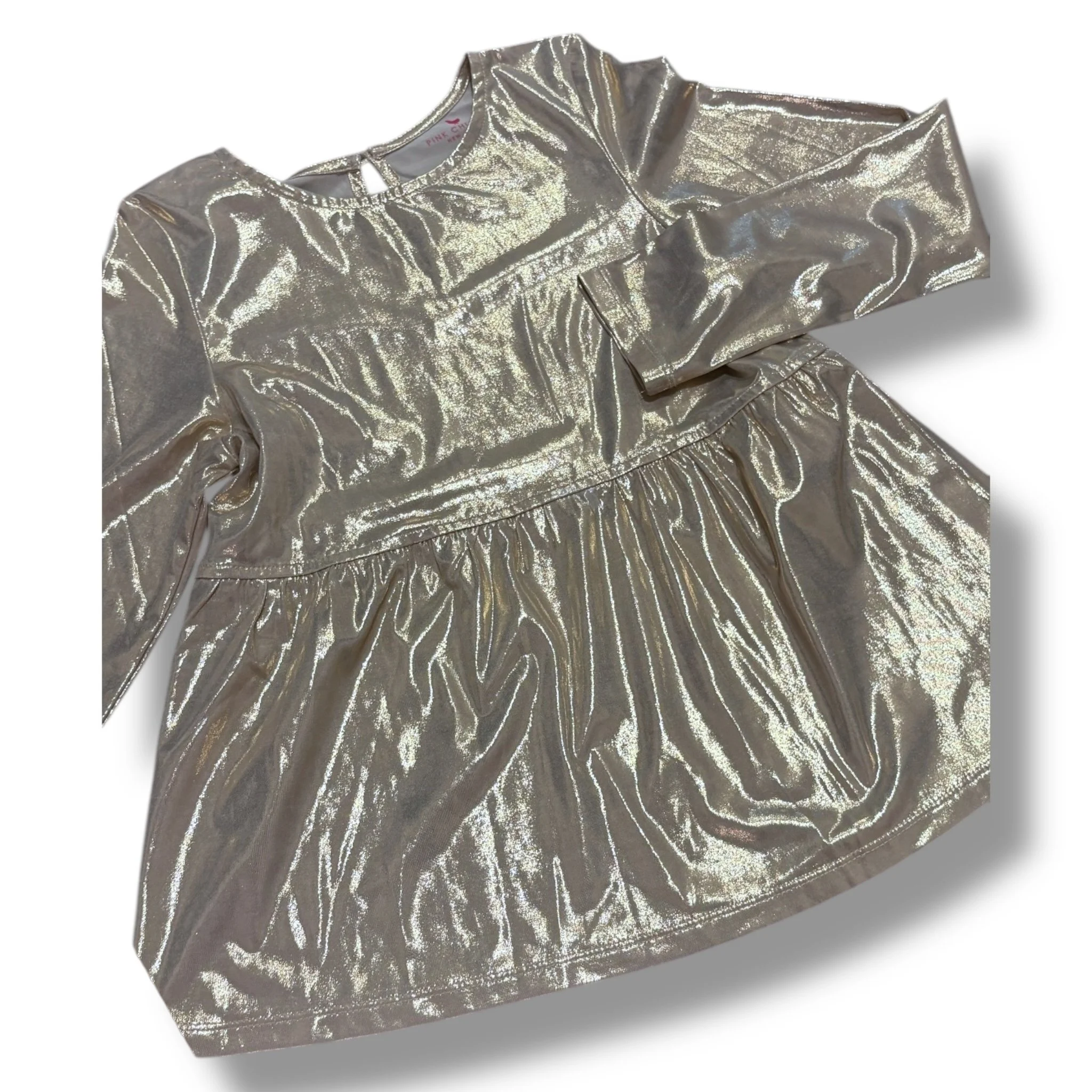 Size 12 Pink Chicken gold top