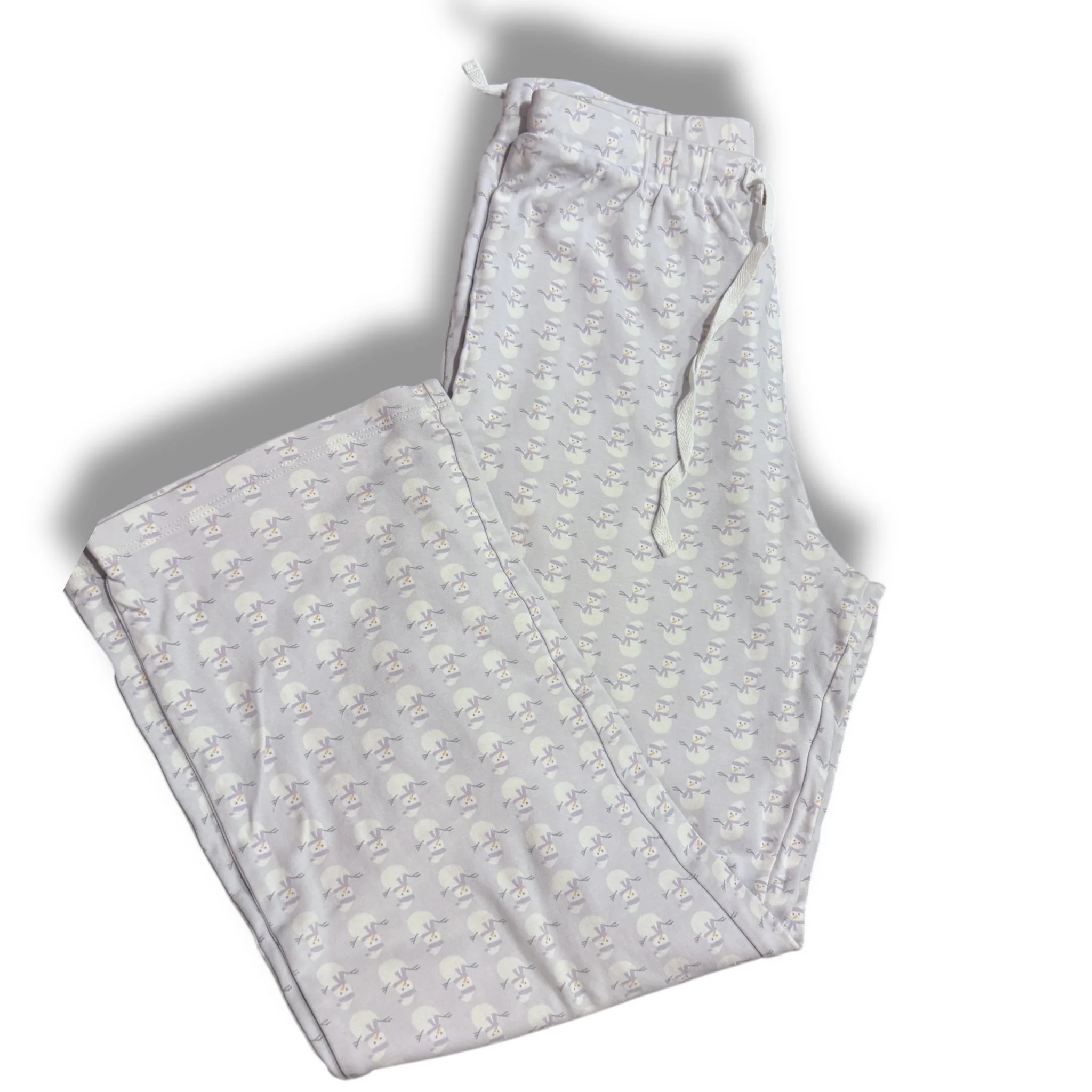 Size 10 Lila and Hayes light purple pants w/ snowmen