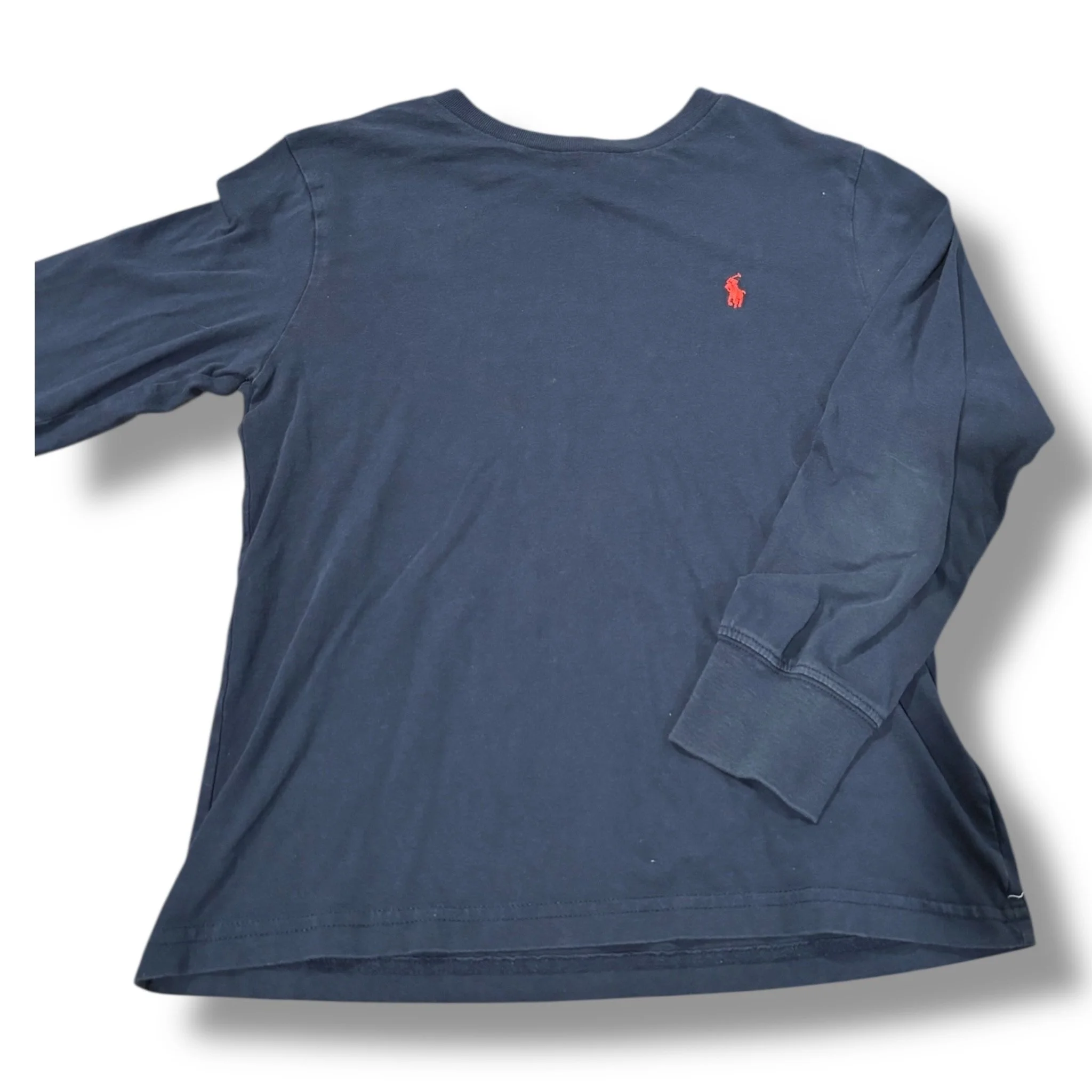 Size 8 Ralph Lauren navy long sleeve tee
