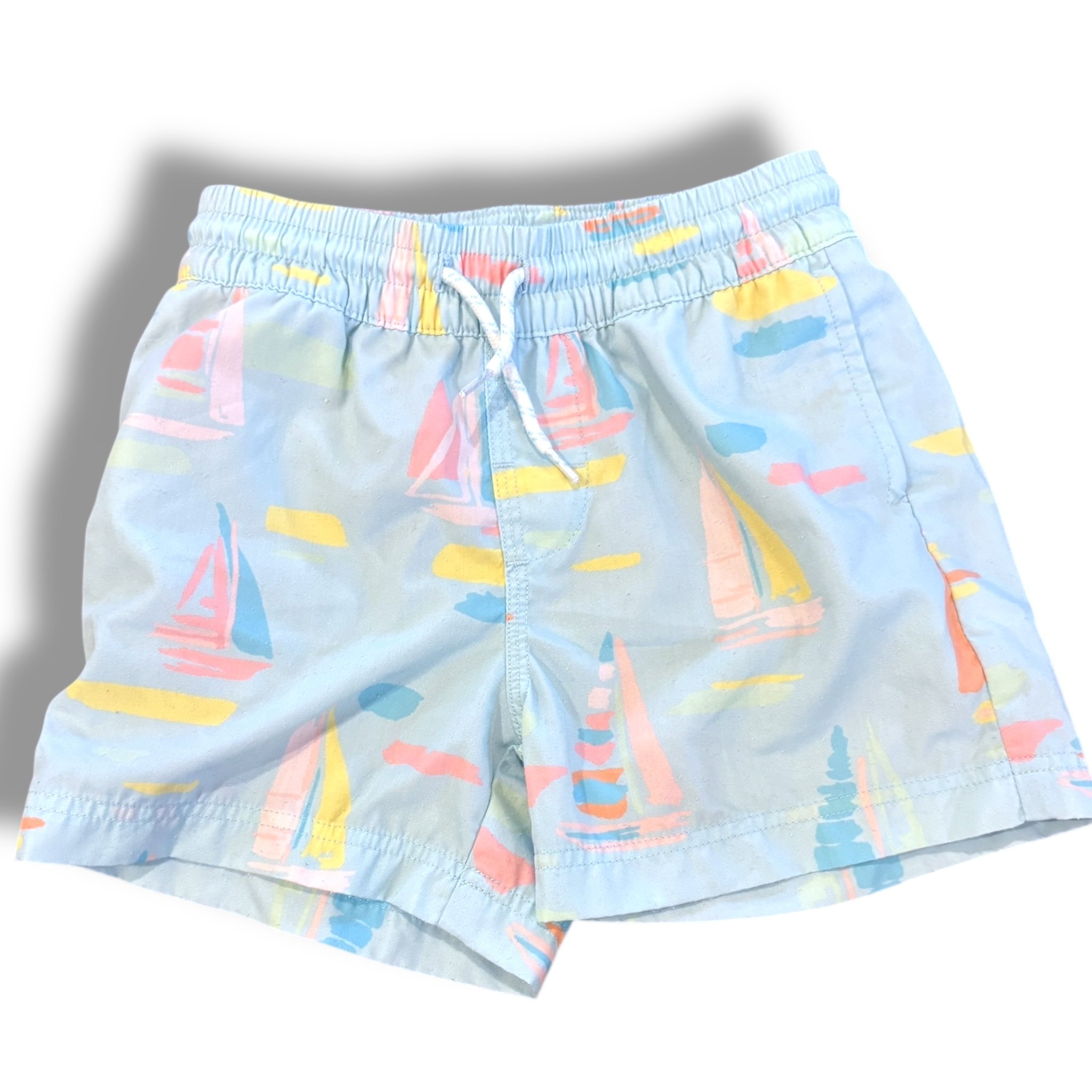 Size 2 TBBC pink/blue sailboat trunks