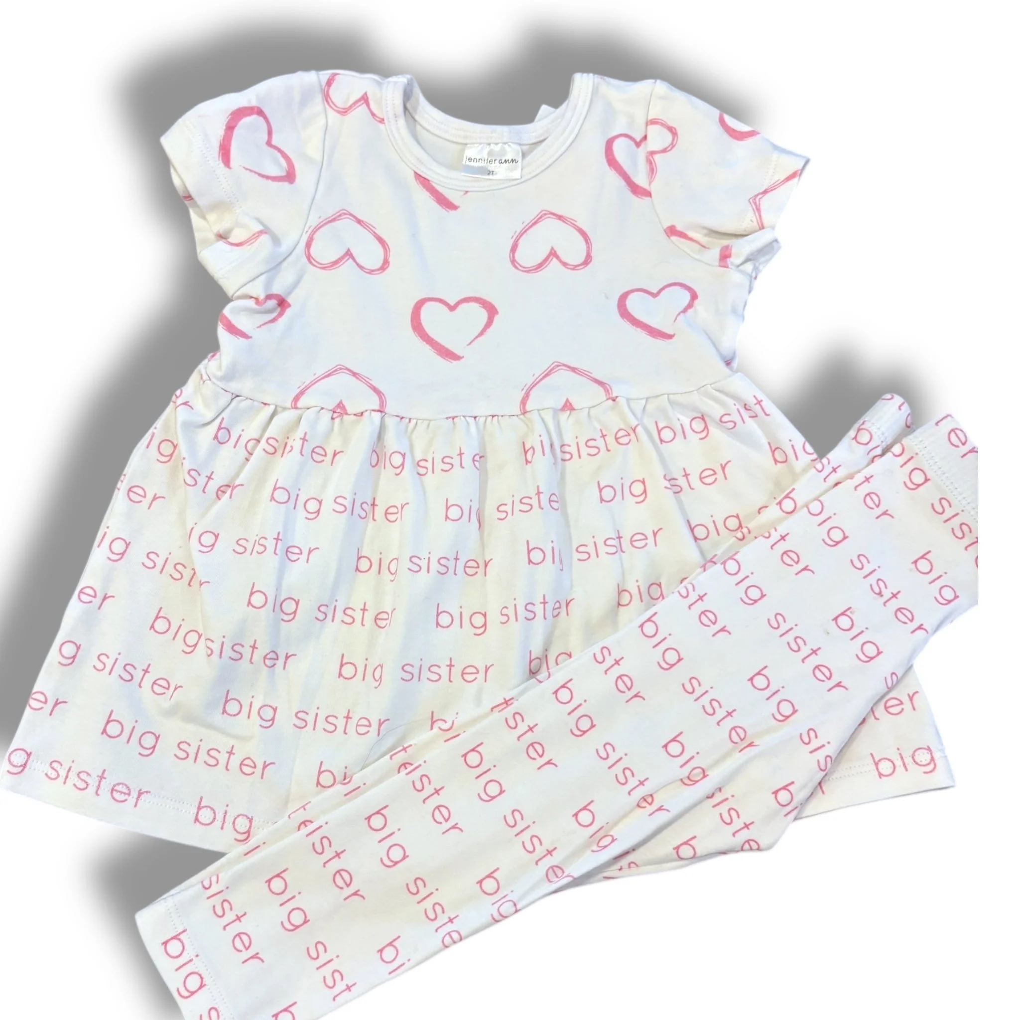 Size 3 Big sister dress and legging set