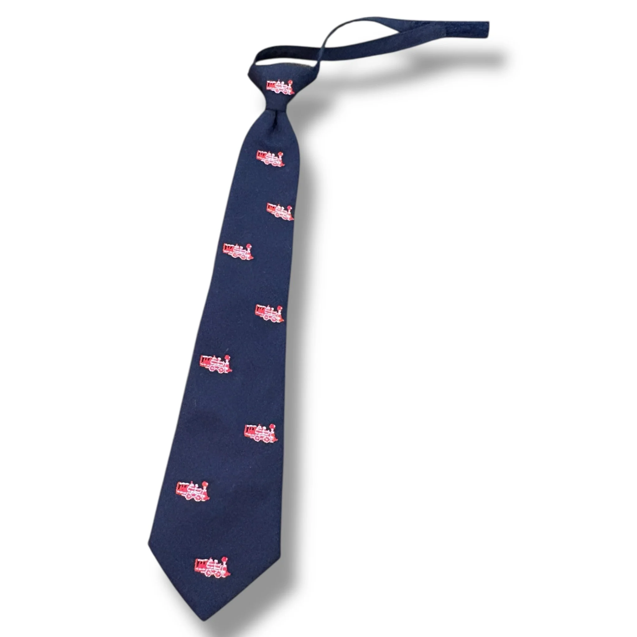 Size 2-5 Janie and jack navy train tie