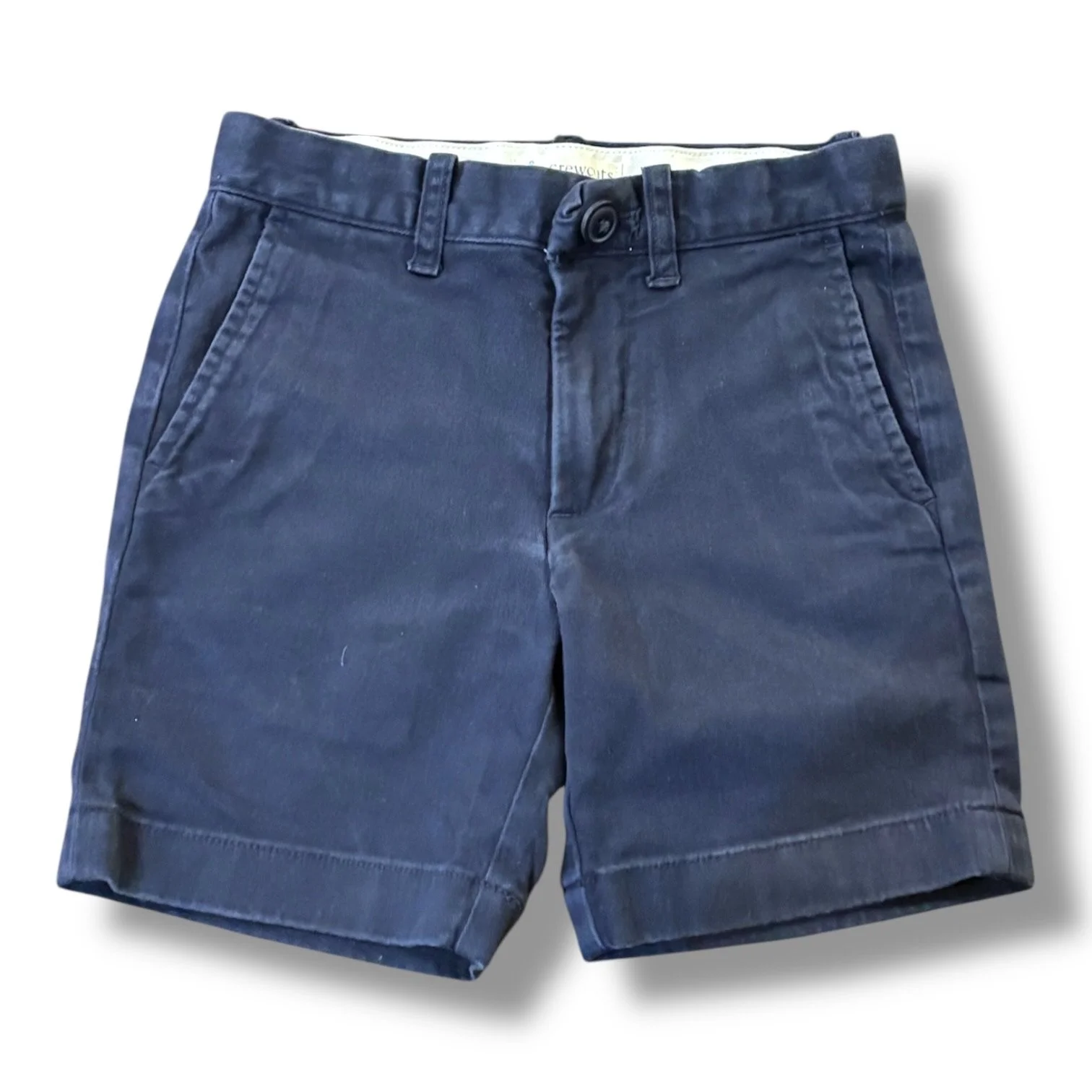 Size 4 Crewcuts navy chino shorts