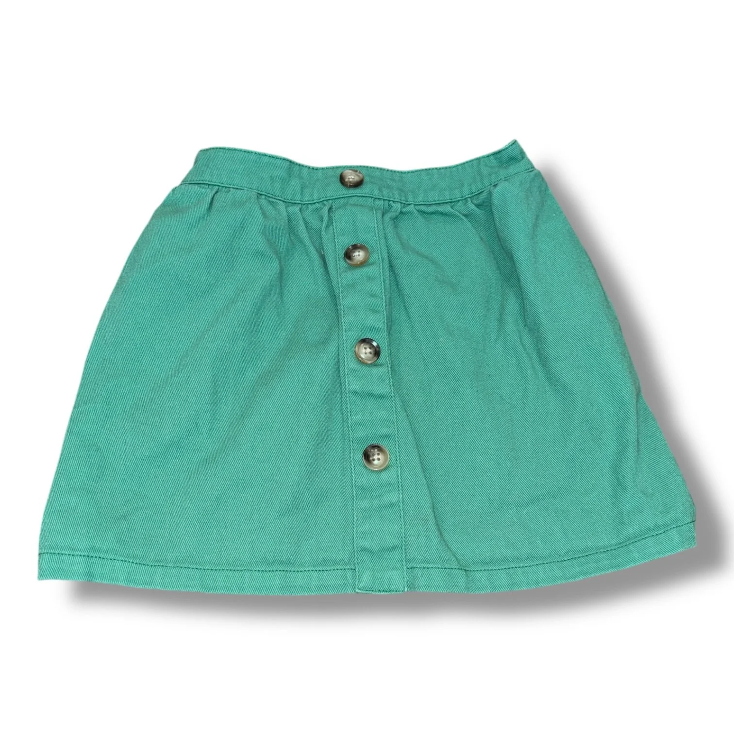 Size 6-7 Boden green chino skirt w/ front buttons