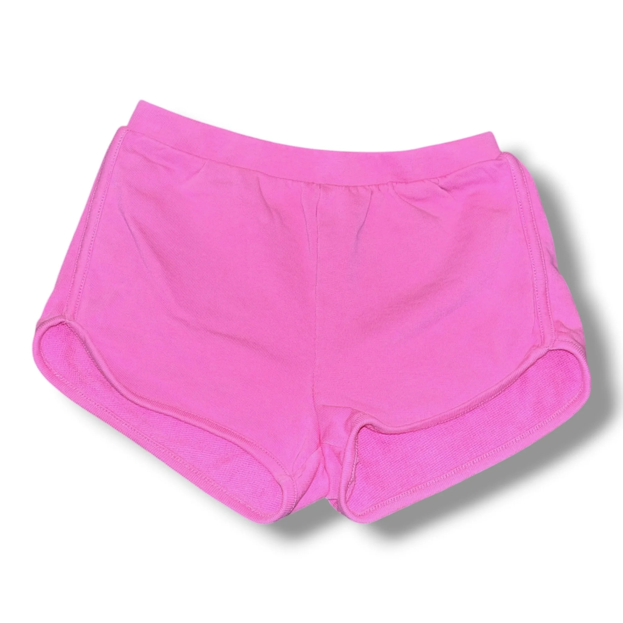 Size 6-7 Hanna Andersson pink knit shorts