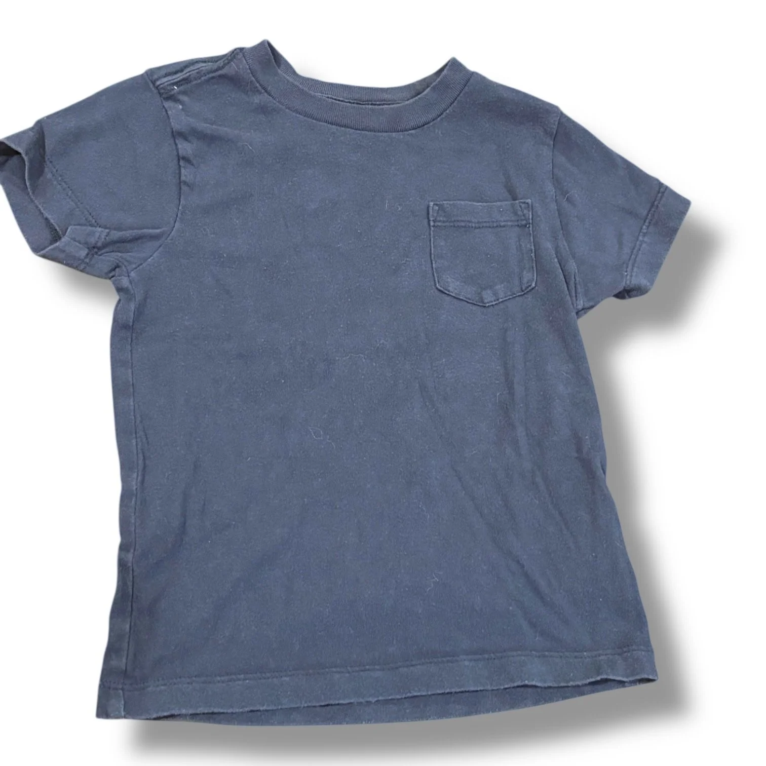Size 2 Crewcuts navy pocket tee