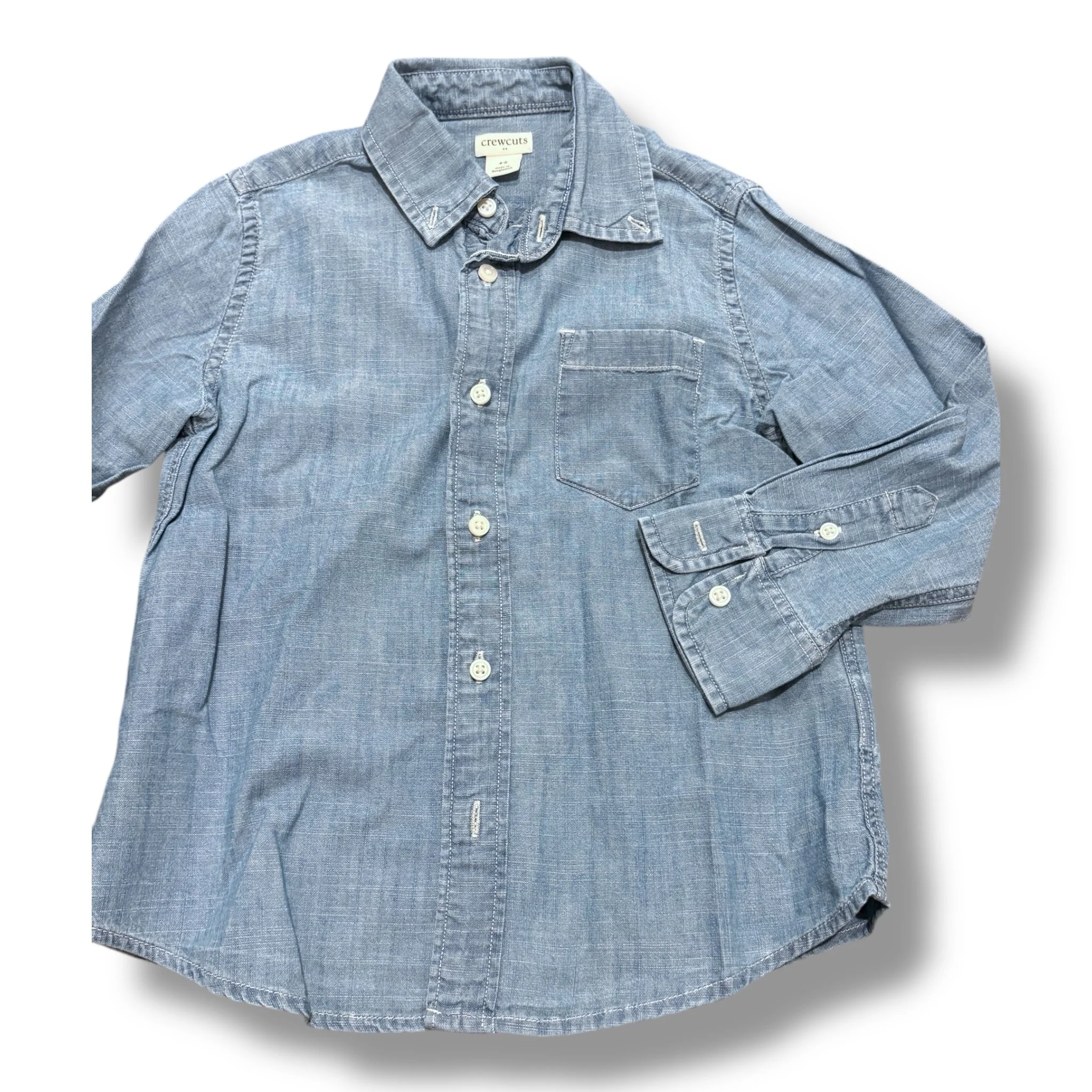 Size 4-5 Crewcuts chambray shirt