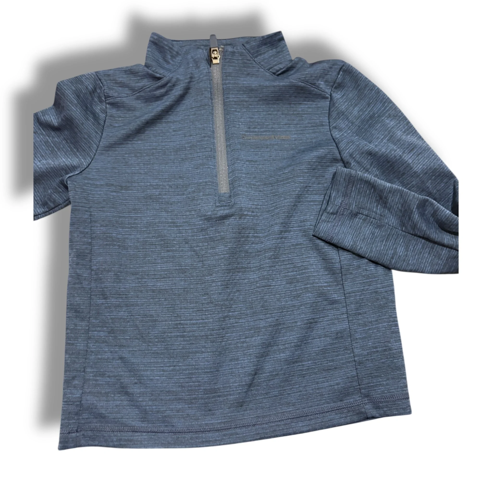 Size 6 Vineyard vines sankaty navy stripe performance quarterzip