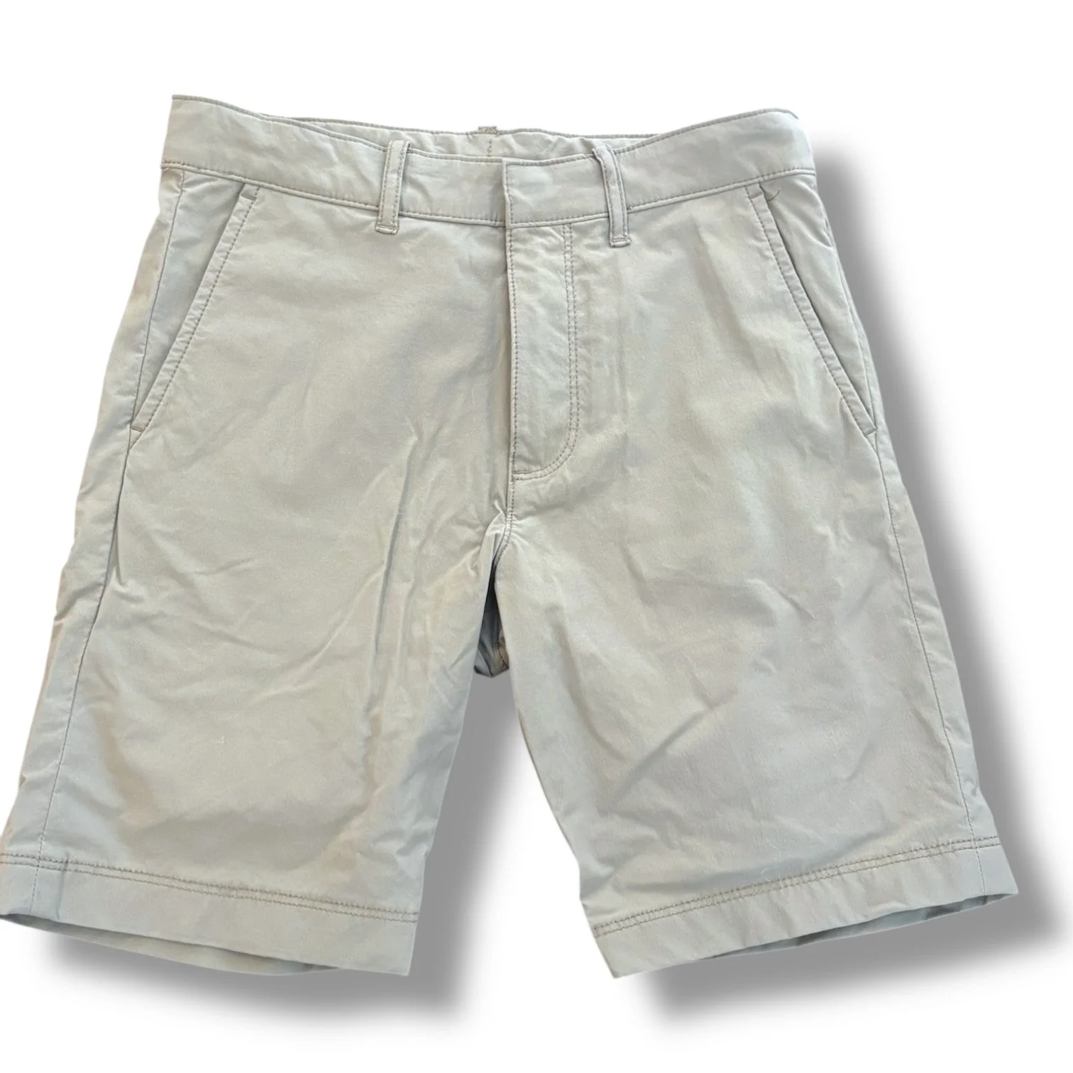 Size 8 Crewcuts dark khaki performance shorts