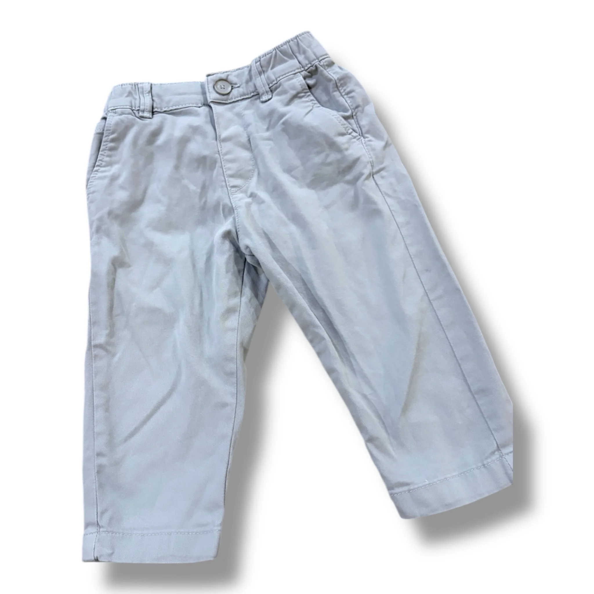 Size 9-12 month Zara light grey chino pants