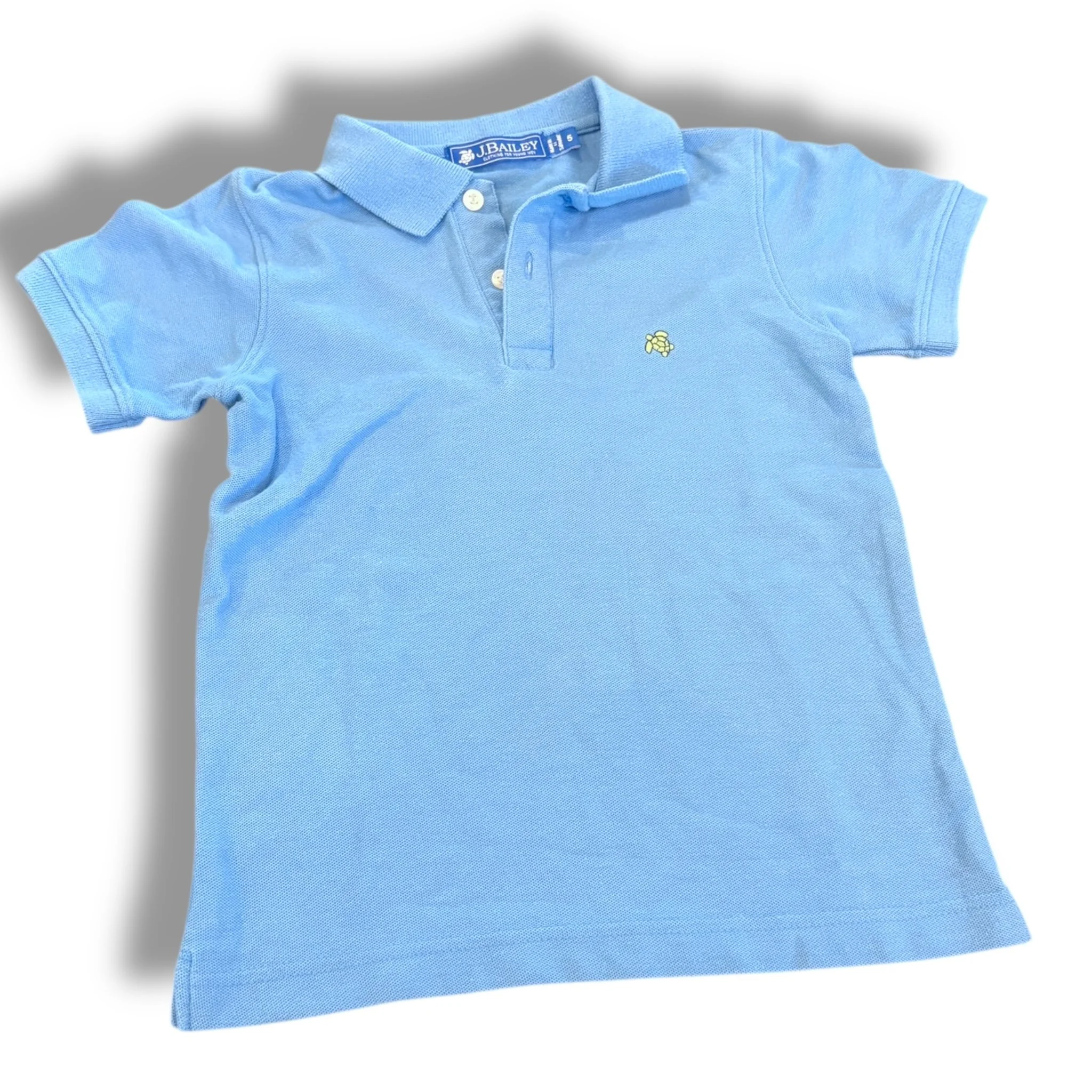 Size 5 J. Bailey blue pique polo