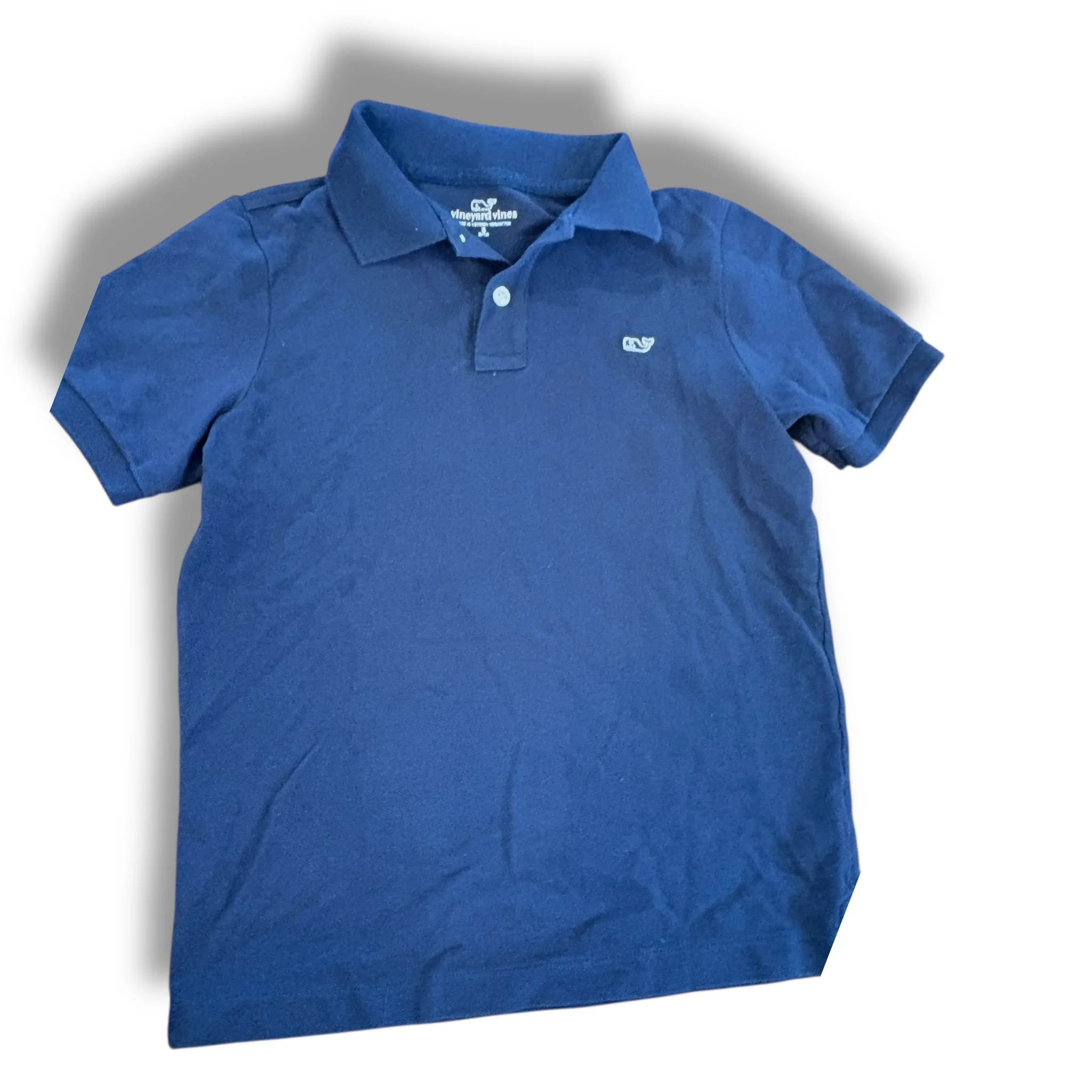 Size 8-10 Vineyard vines navy pique polo