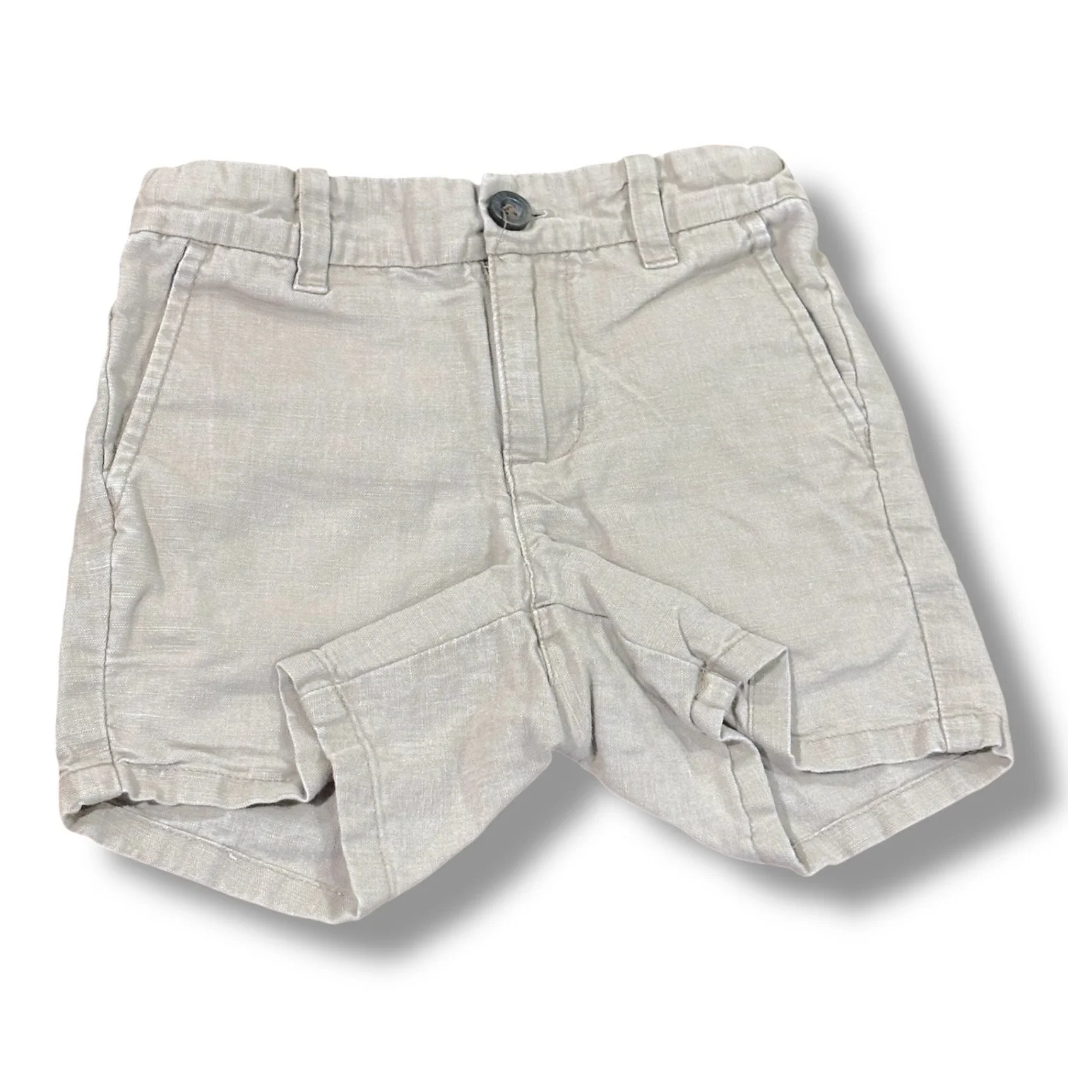 Size 2T Janie and Jack khaki linen shorts