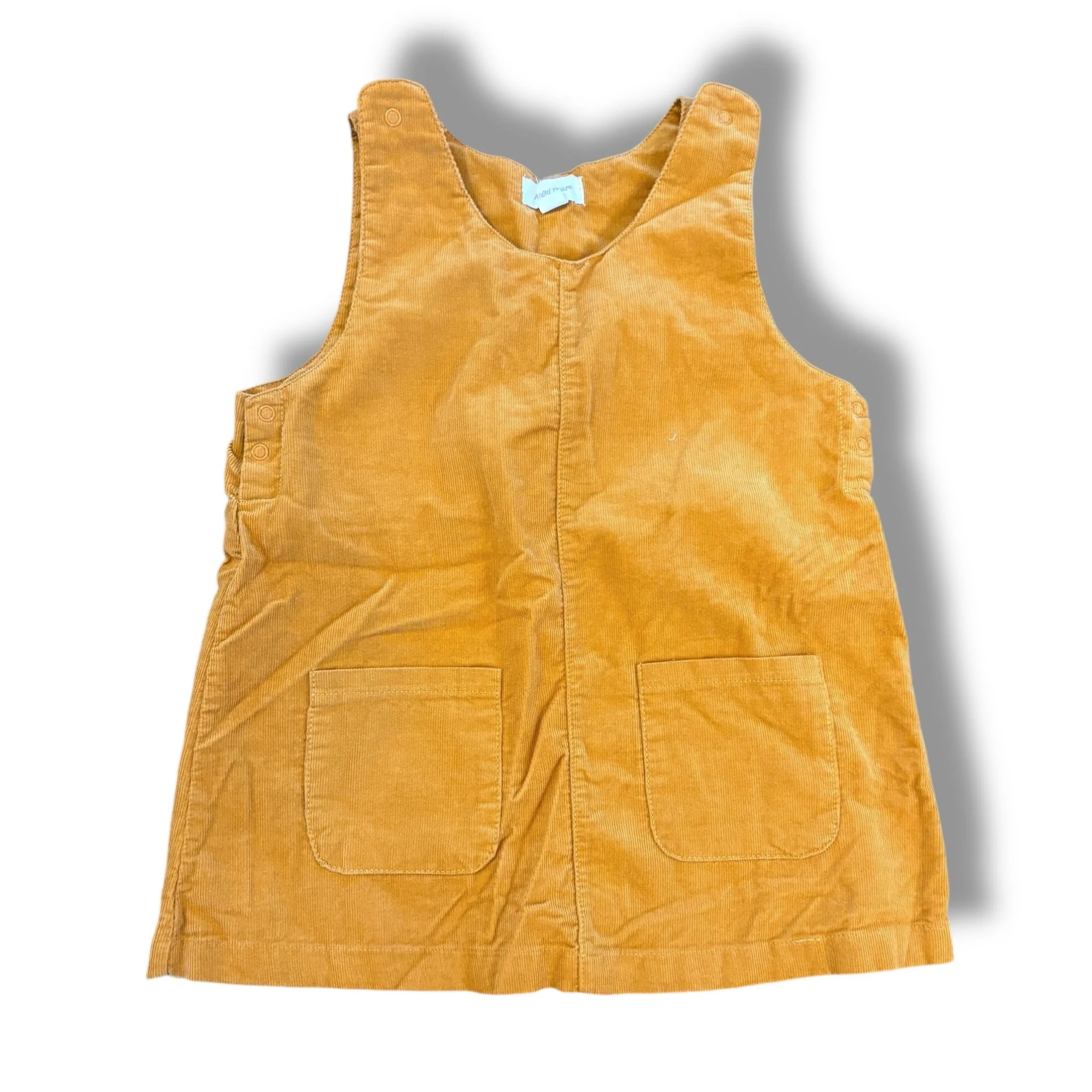 Size 2 Angel dear mustard corduroy jumper