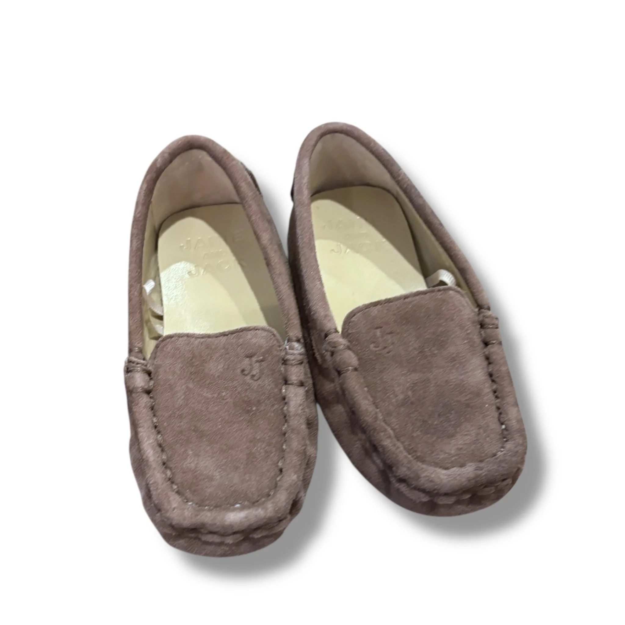 Size 4 Infant Janie and jack brown suede loafers