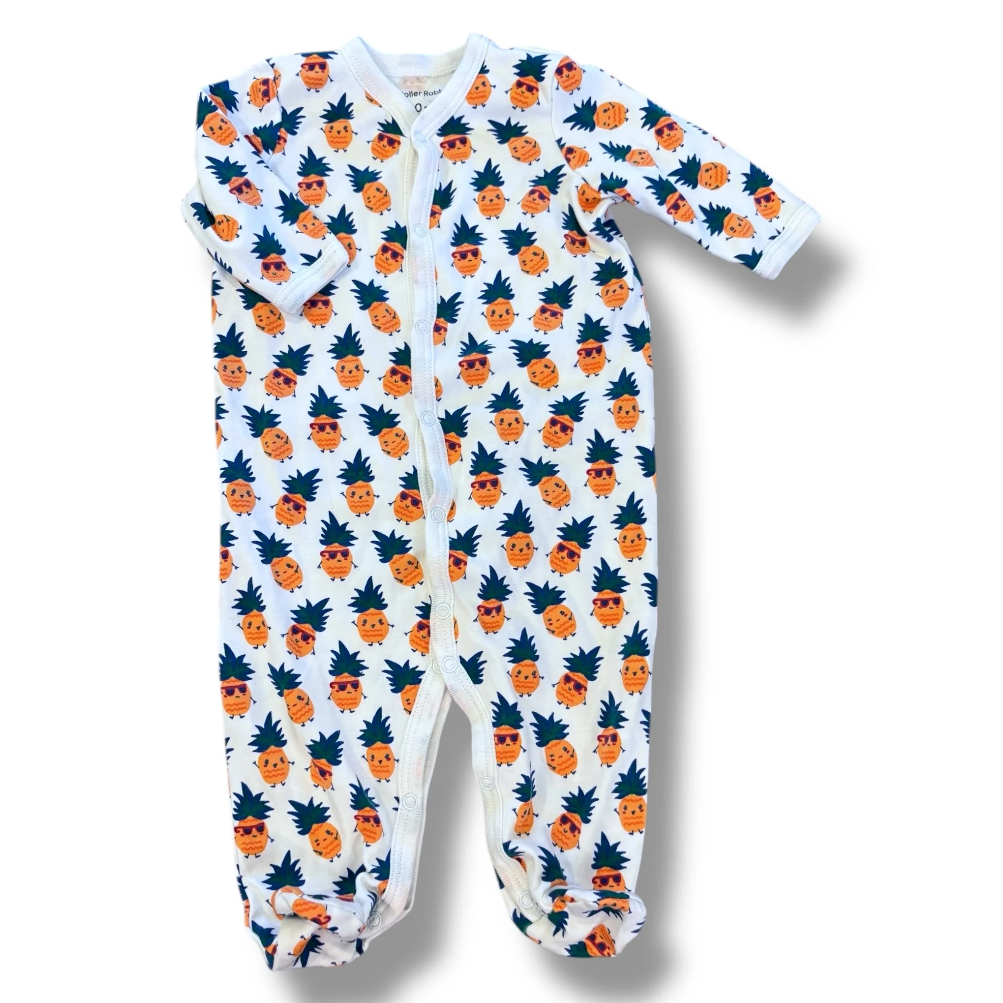 Size 0-3 month Roller rabbit pineapple sleeper