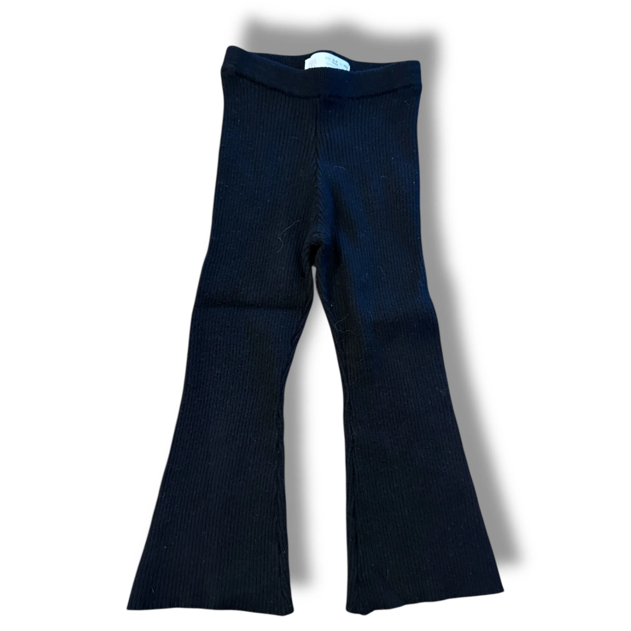 Size 3-4 Zara black ribbed sweater leggings