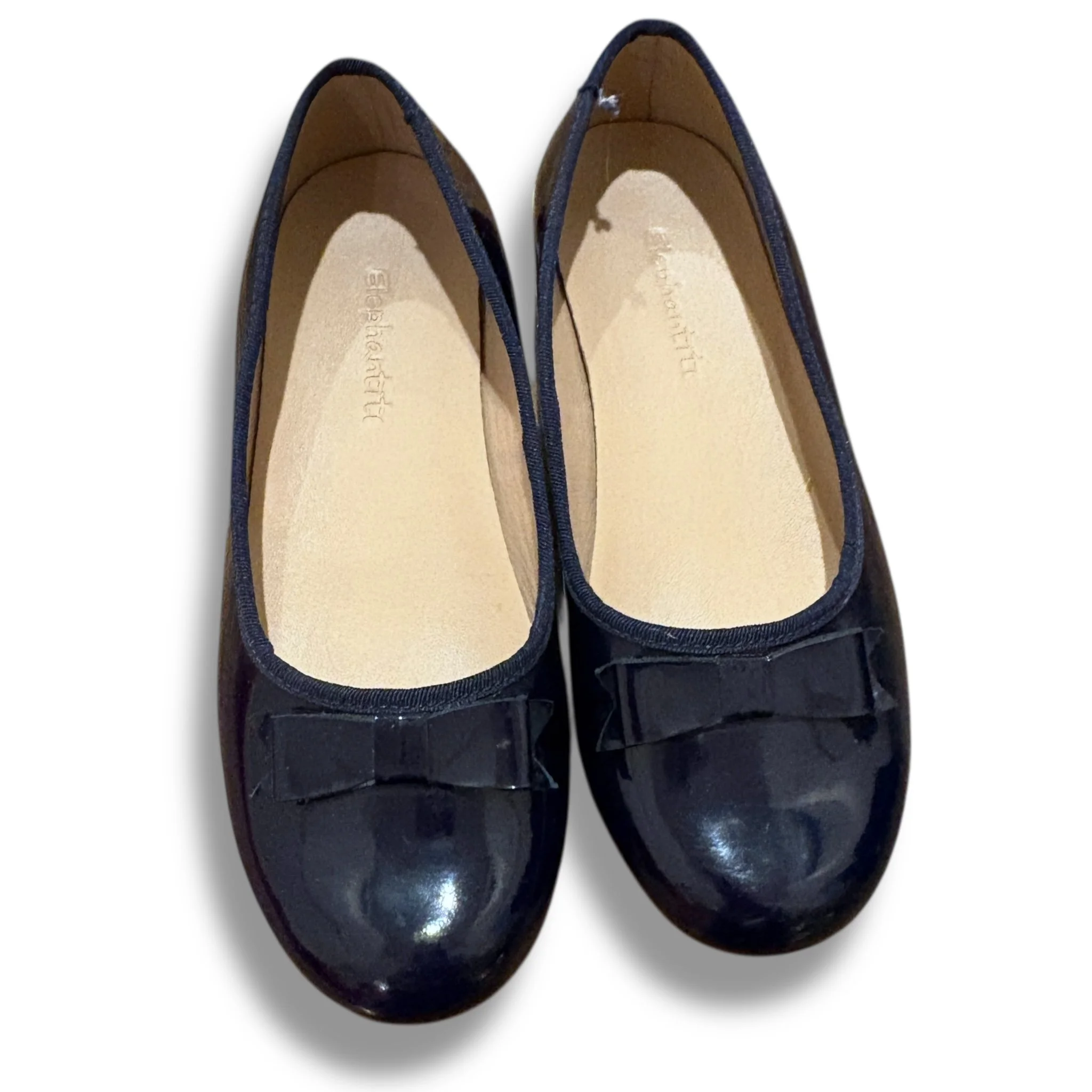Size 13 toddler Elephantito navy patent mary janes