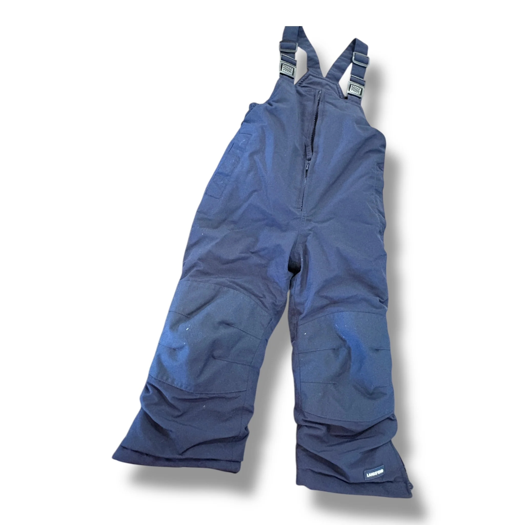 Size 3 Lands End navy snowbibs