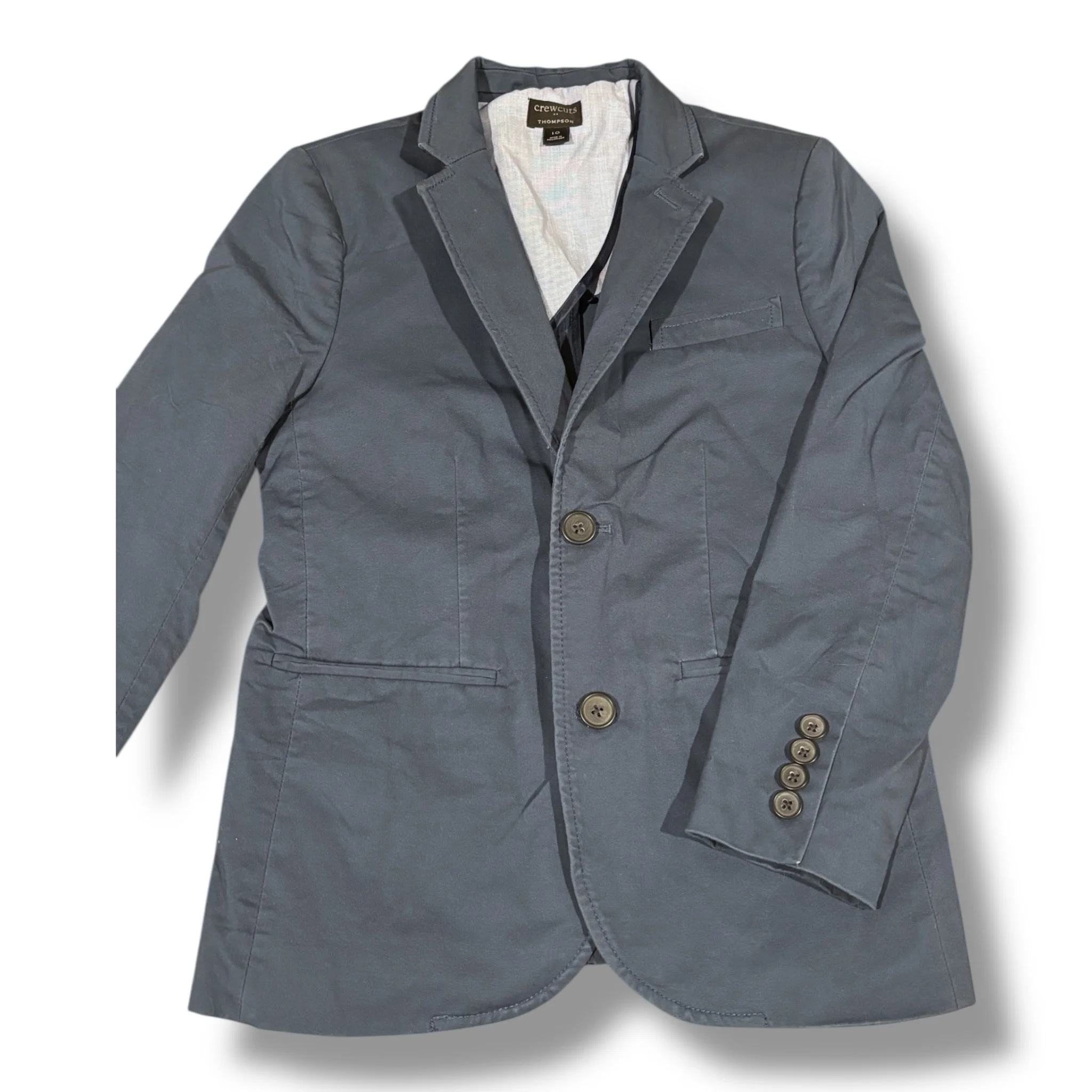 Size 10 Crewcuts navy Thompson blazer