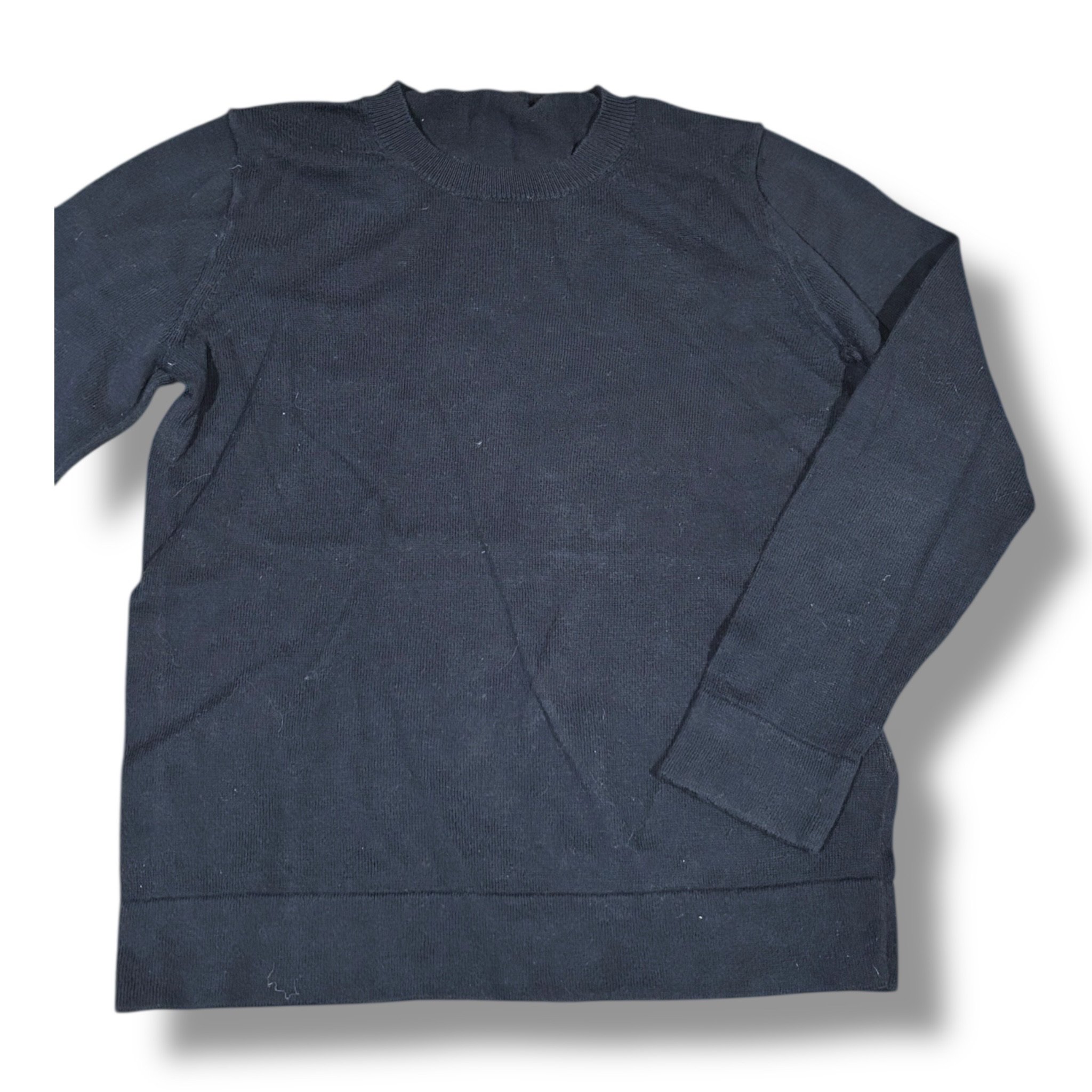 Size 6 (no tag) Crewcuts navy crewneck sweater