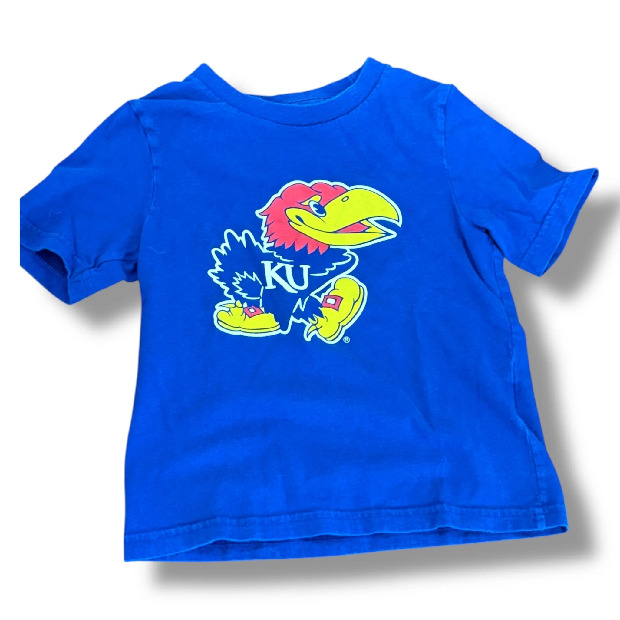 Size 4 Gen2 blue tshirt w/ Jayhawk