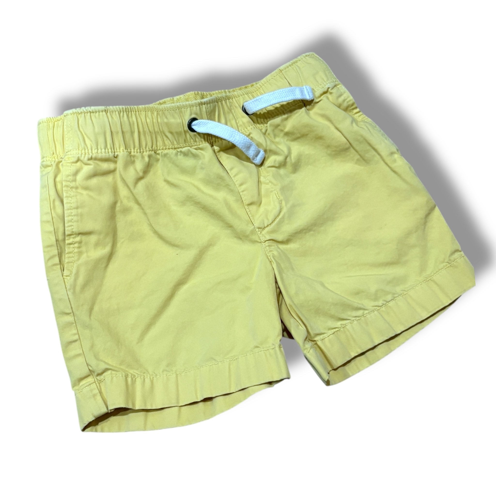 Size 3 Crewcuts yellow dock shorts