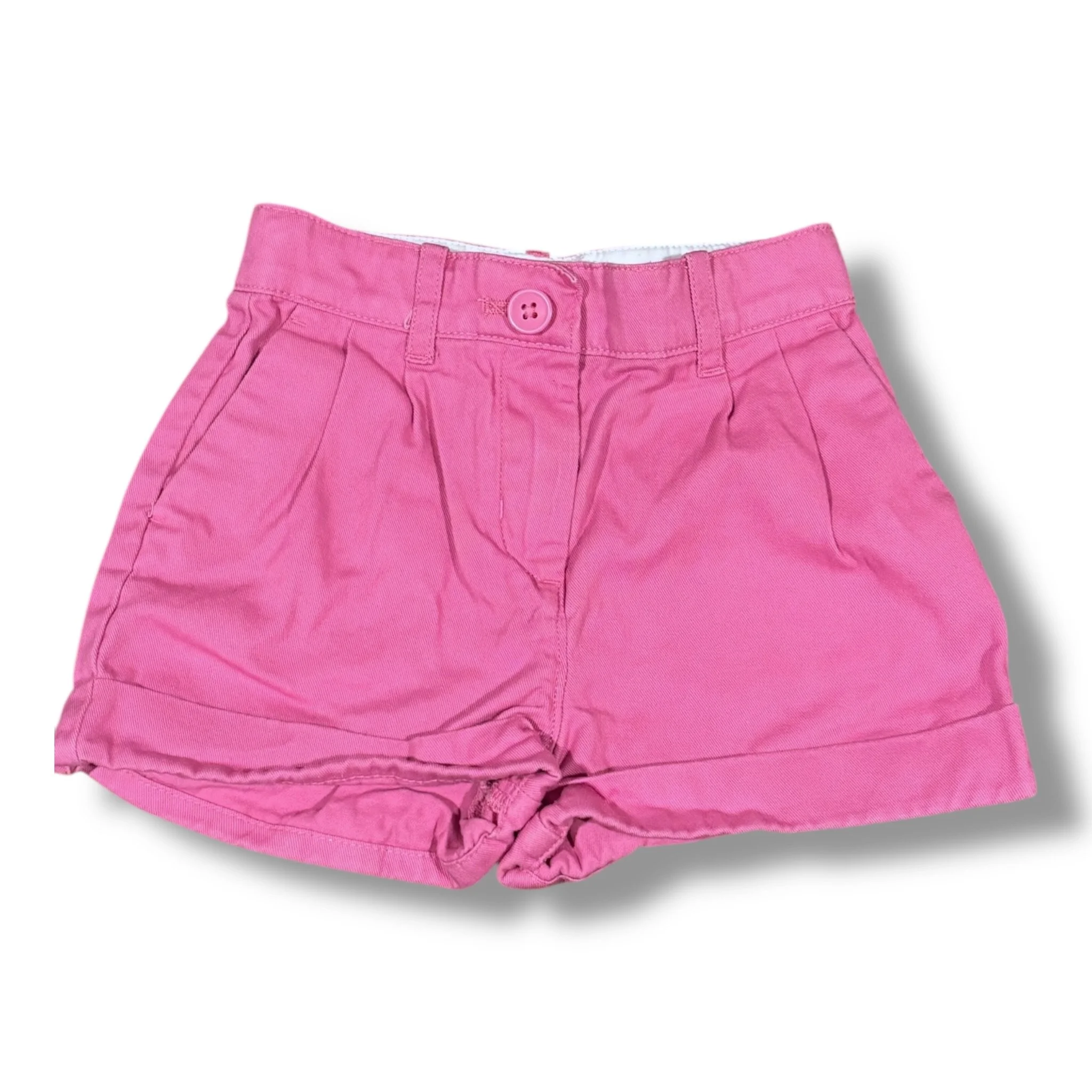 Size 2 Crewcuts pink chino shorts (adjustable waist)