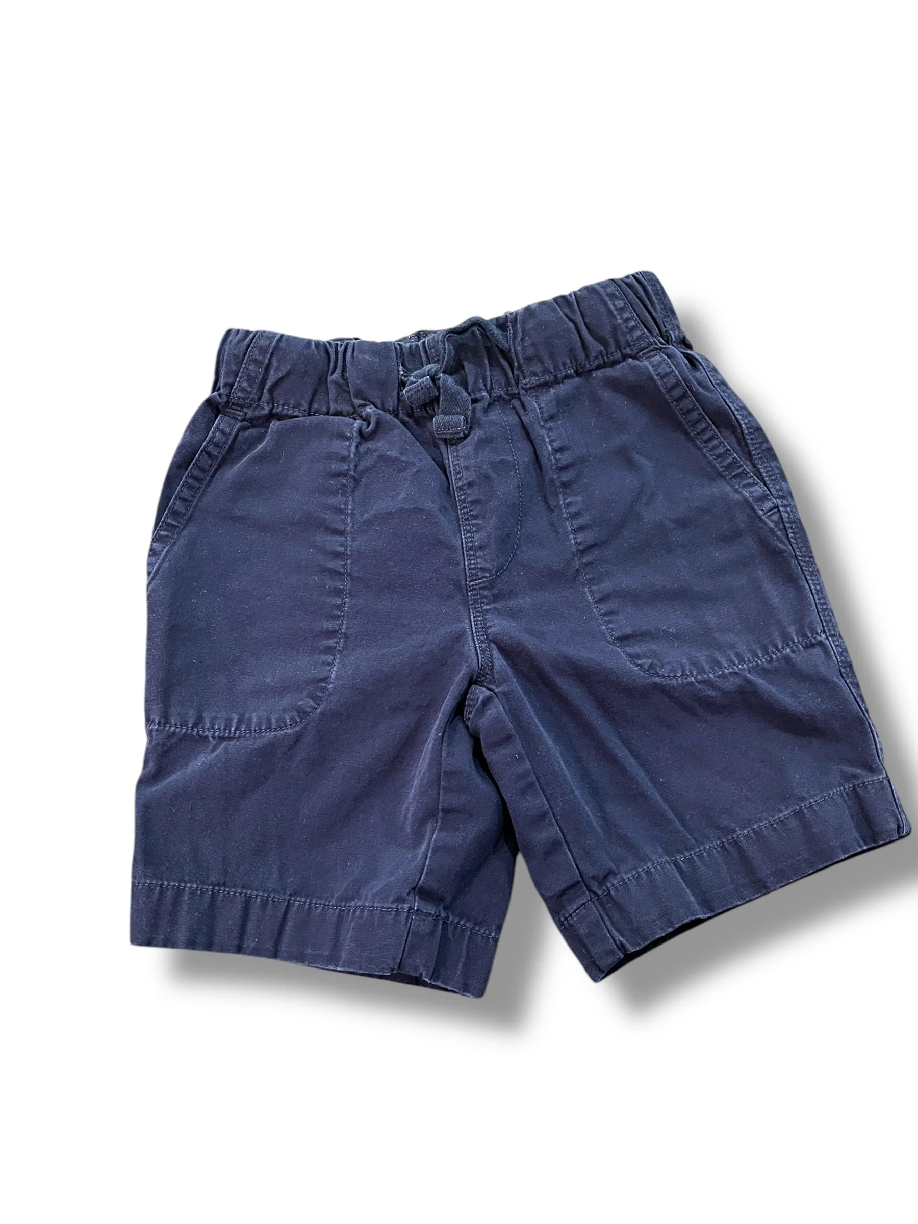 Size 5 Crewcuts navy tie waist shorts
