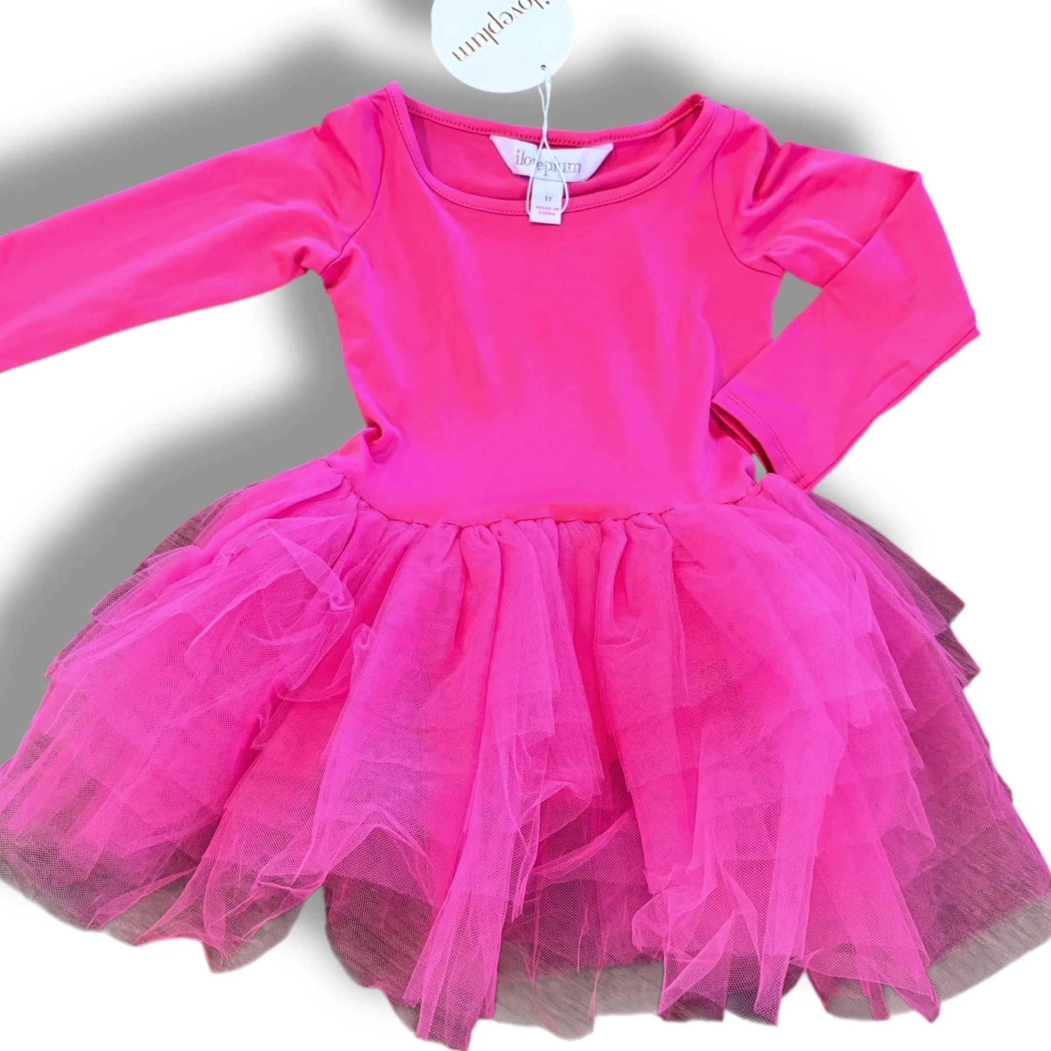 Size 12 month Love plum hot pink tutu NWT