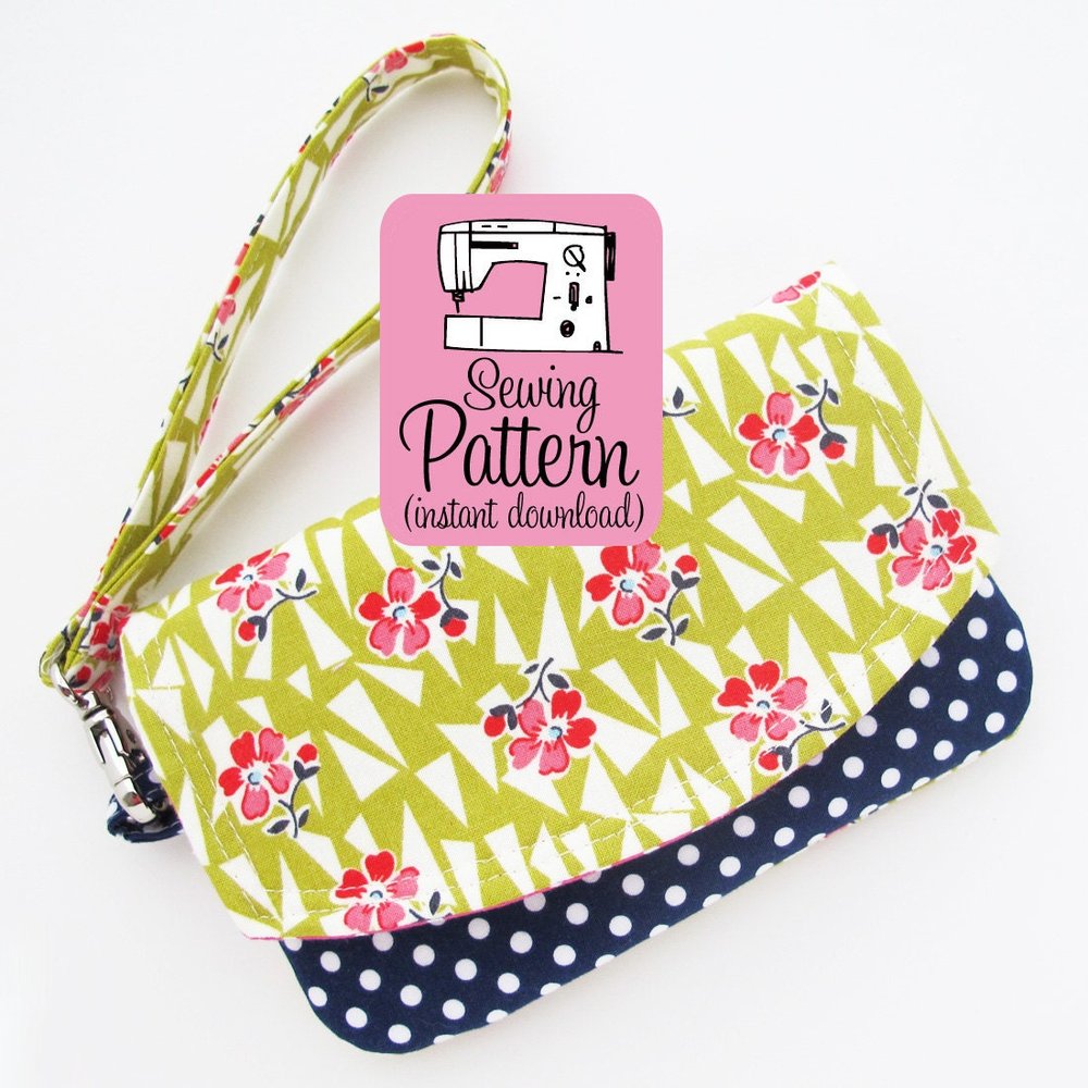 Small/Zipper Bag/Pouch/In Sewing Print/Zipper Box Bottom Bag/Pouch/project  bag/pouch/